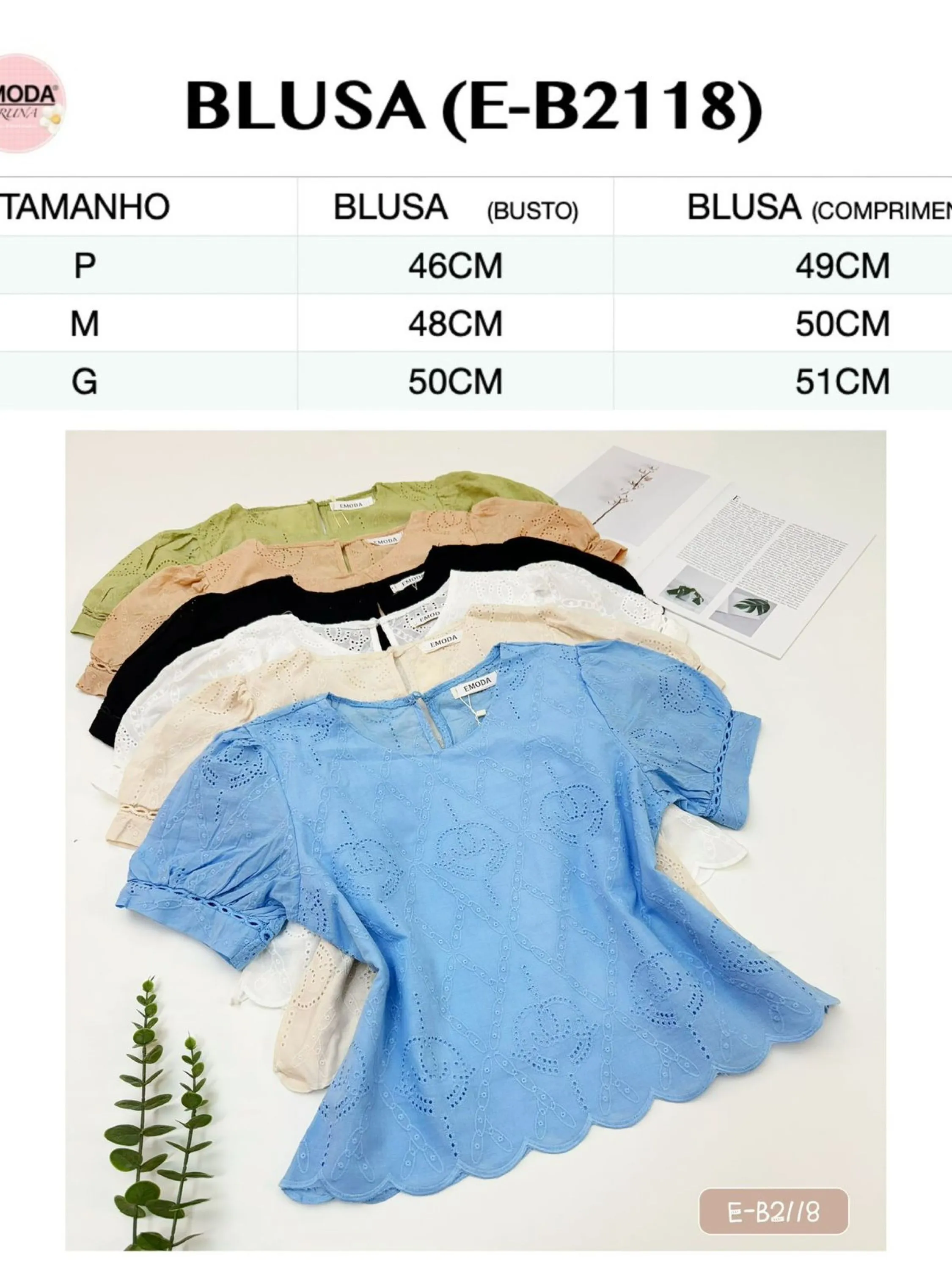 2118 blusa de laise com forro