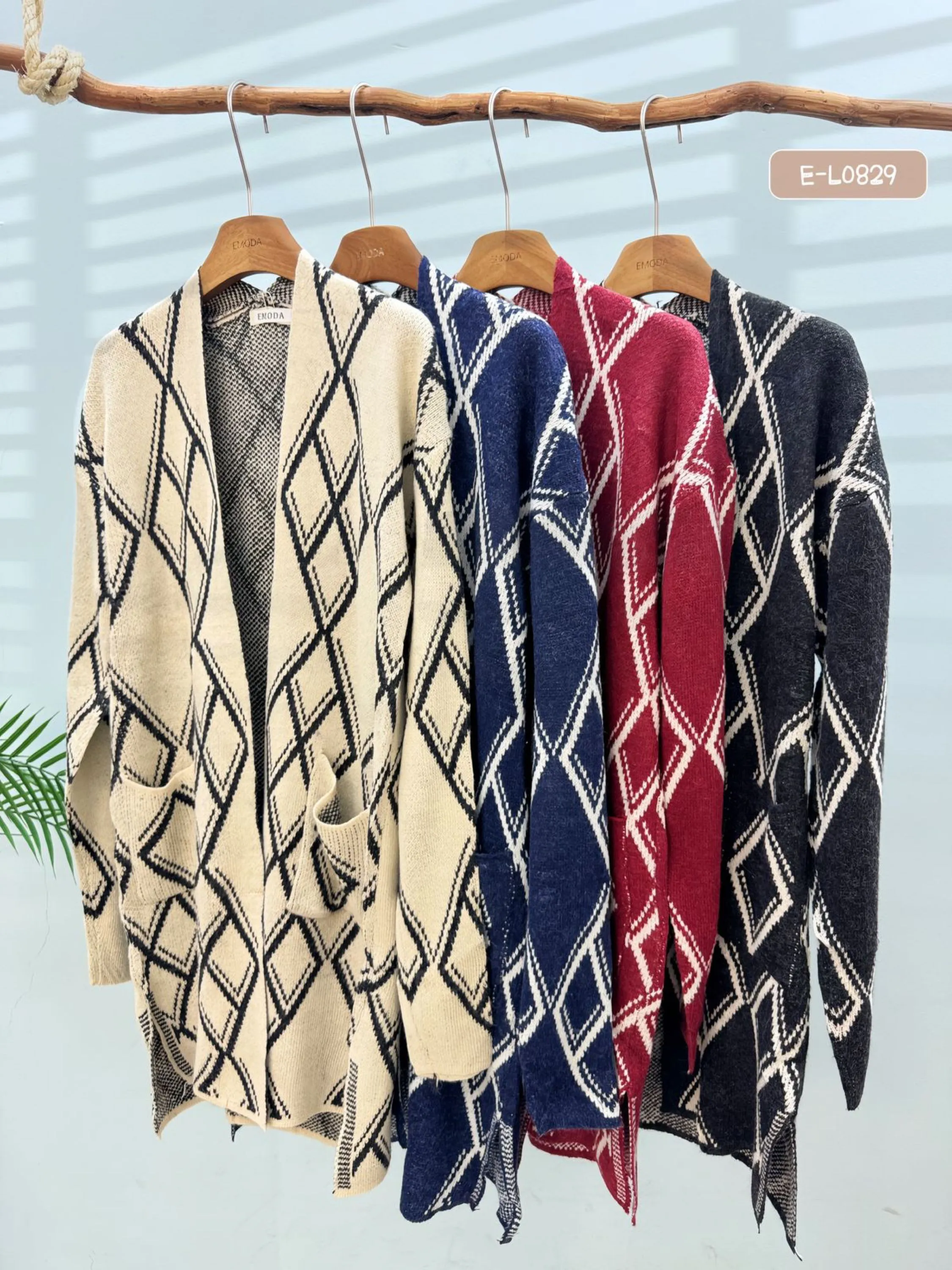 0829 cardigan de lá modal
