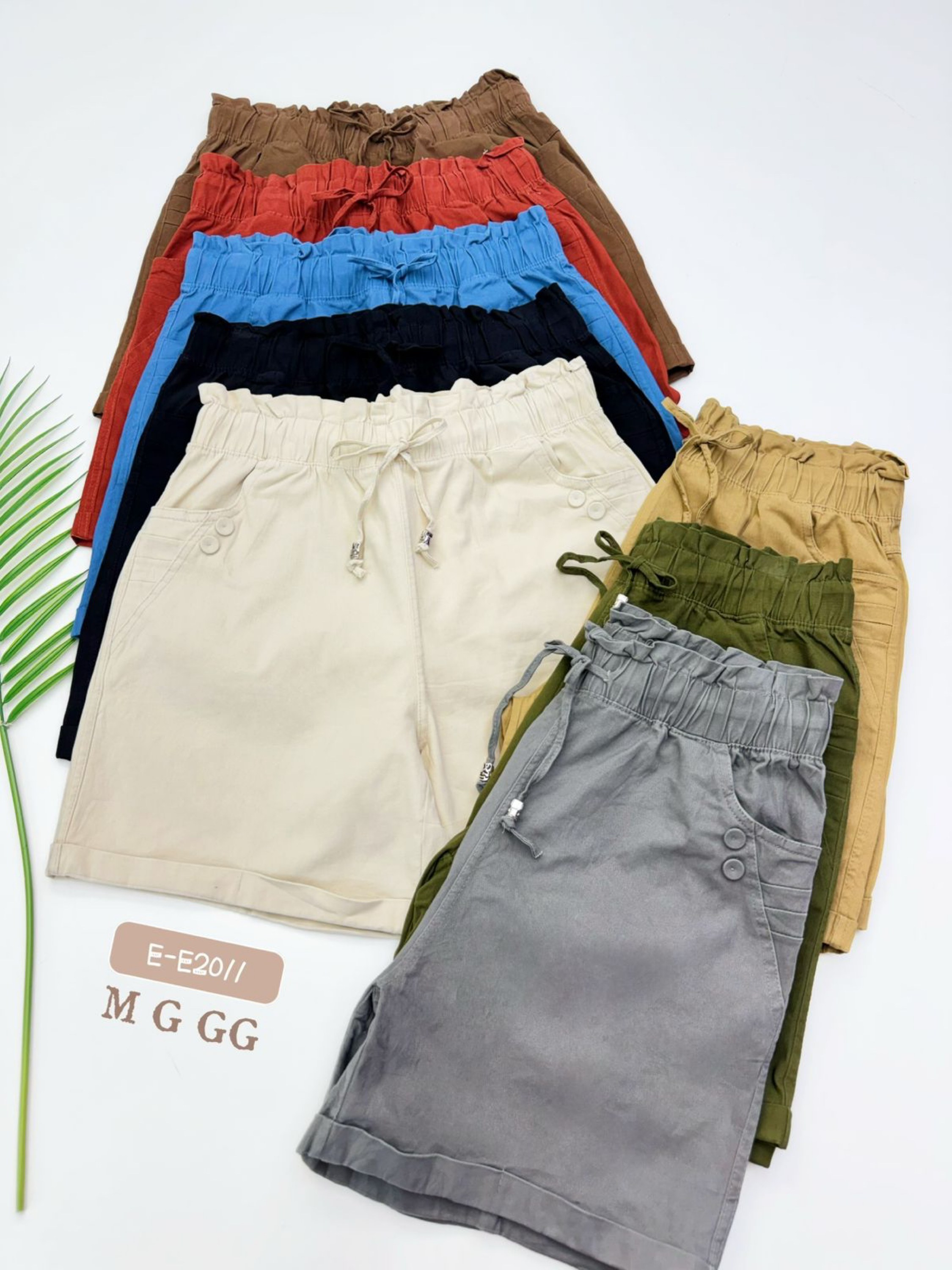 E-E2011.  Short - M G GG - sarja elastano