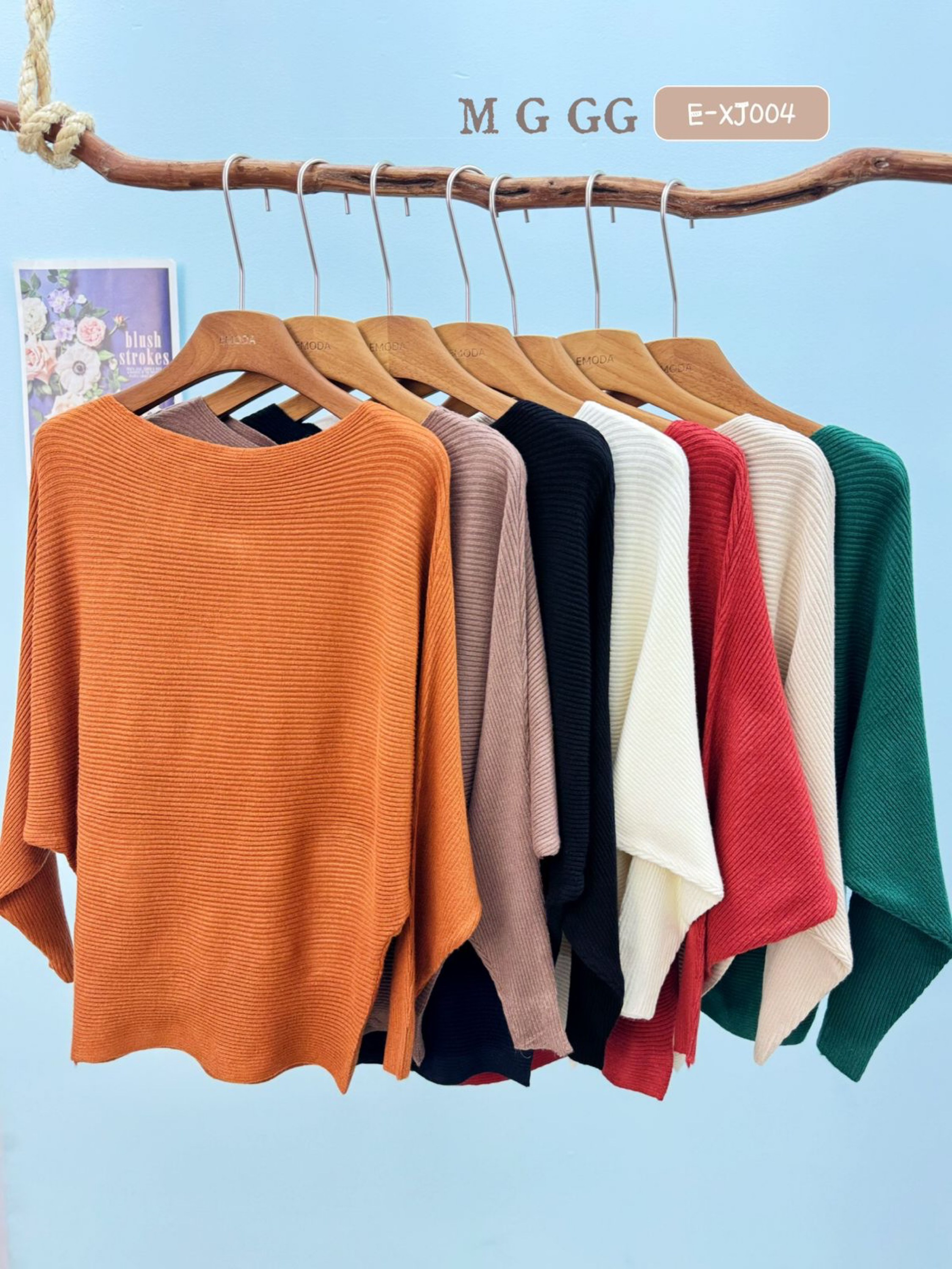 E-XJ004 Blusa morcego - M G GG - modal ( lãzinha