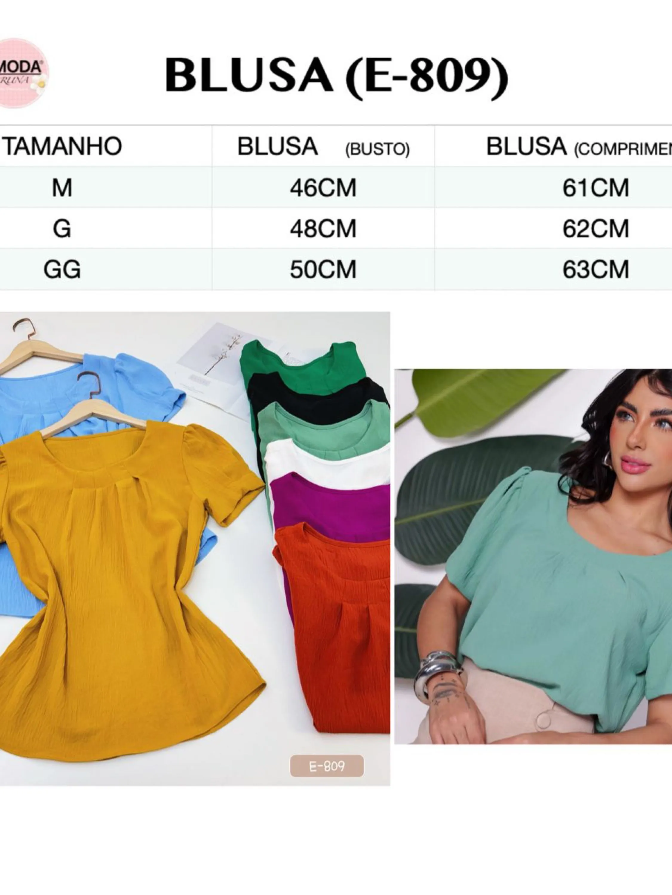 809 blusa de duna