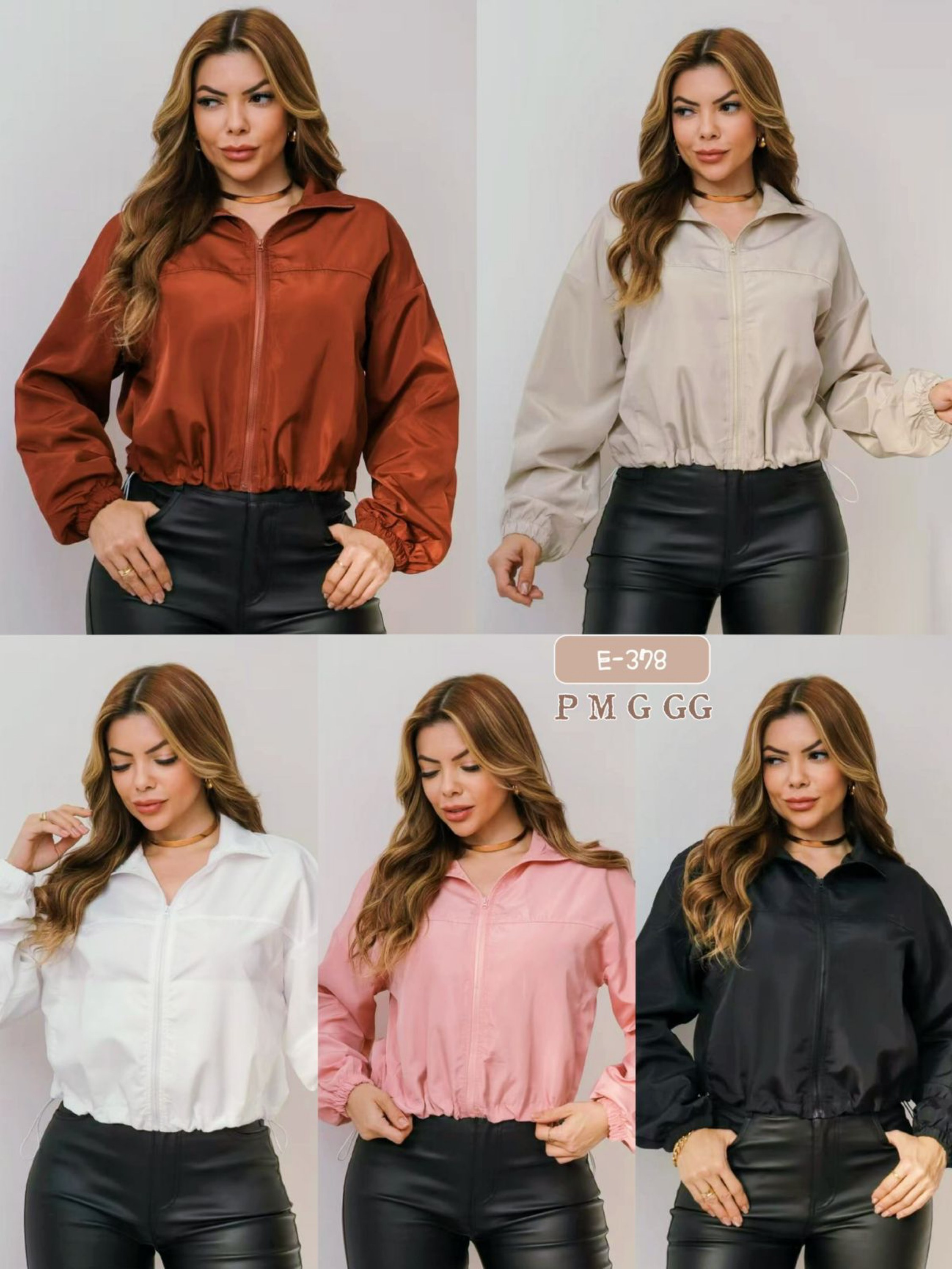 E-378.   Corta vento - P M G GG - Nylon com forro