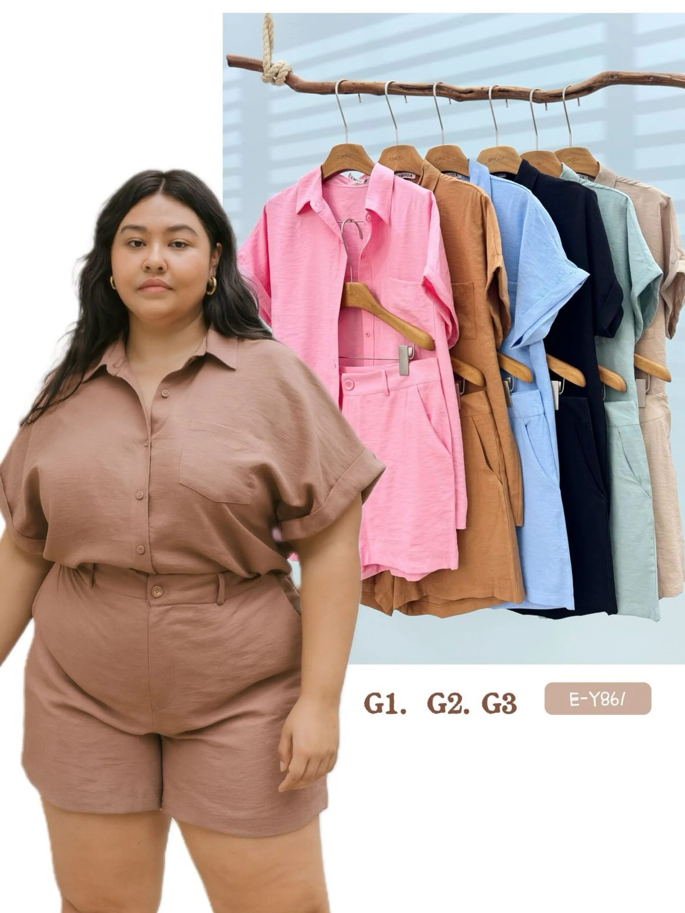 E-Y861. Conjunto - G1. G2. G3. - marrant