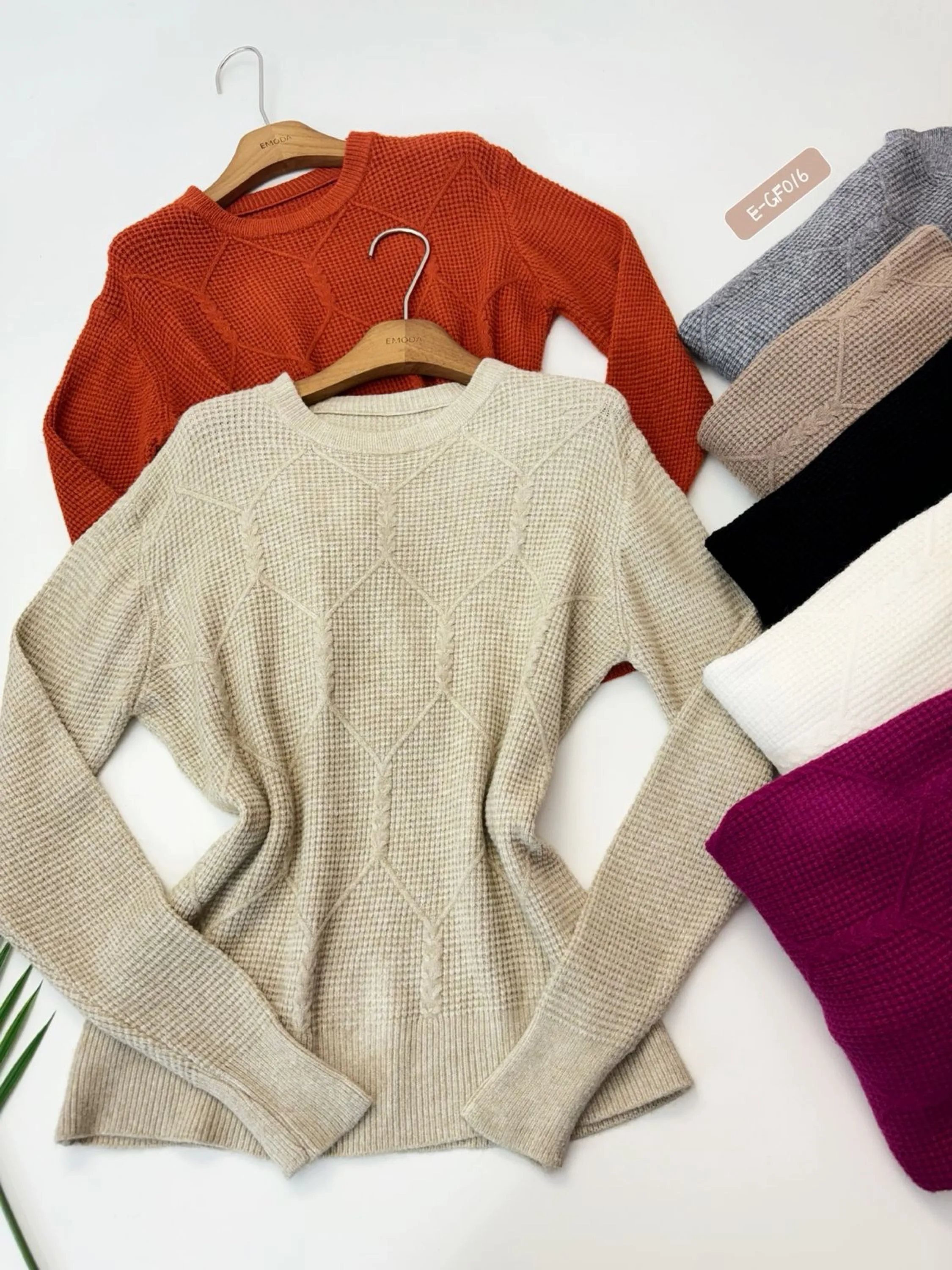 016 blusa de lã grosso importado