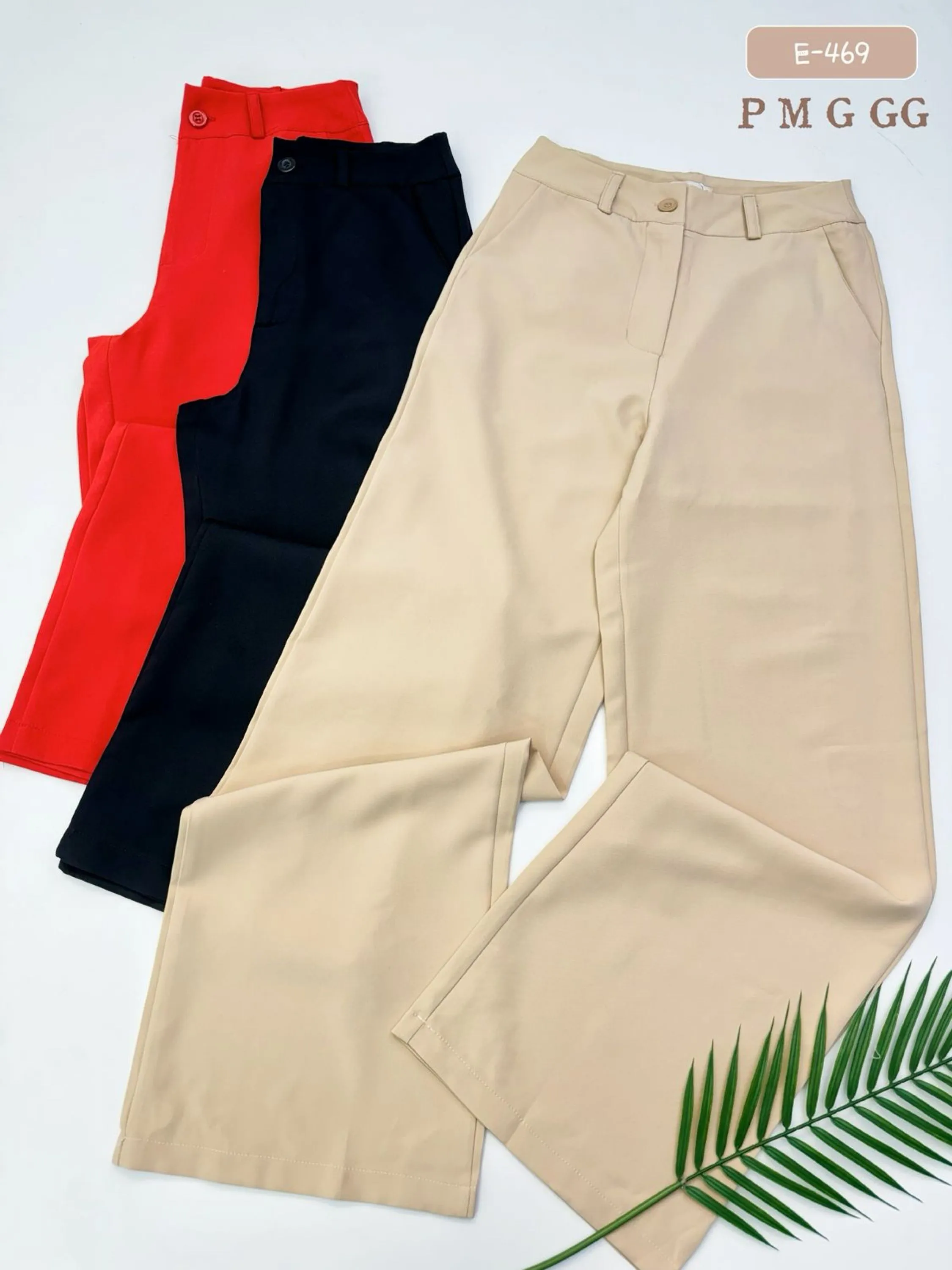 E-469.  Calça pantalona - P M G GG - alfaiataria   50,00