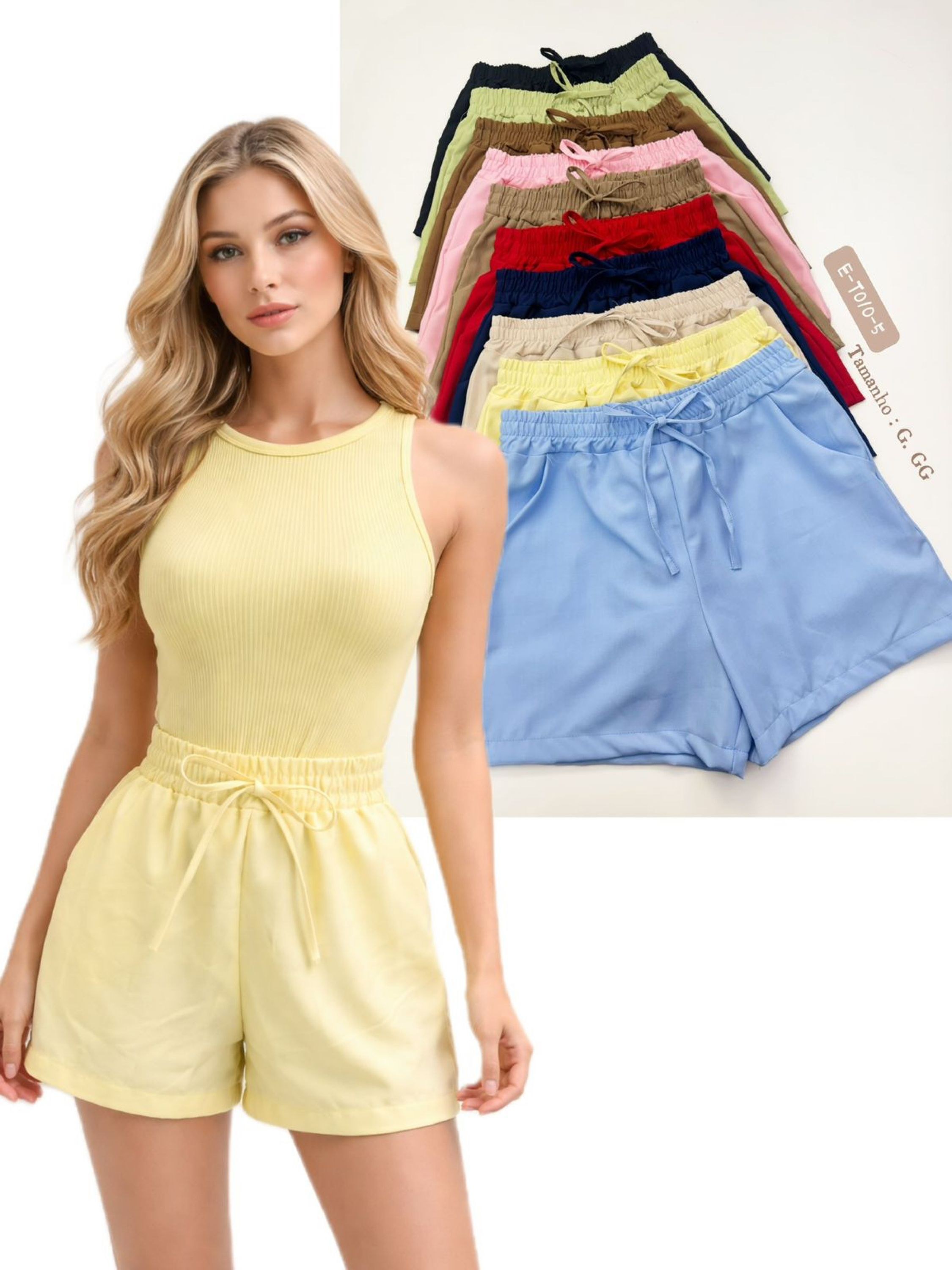 E-T010-5.  Short - G. GG- alfaiataria