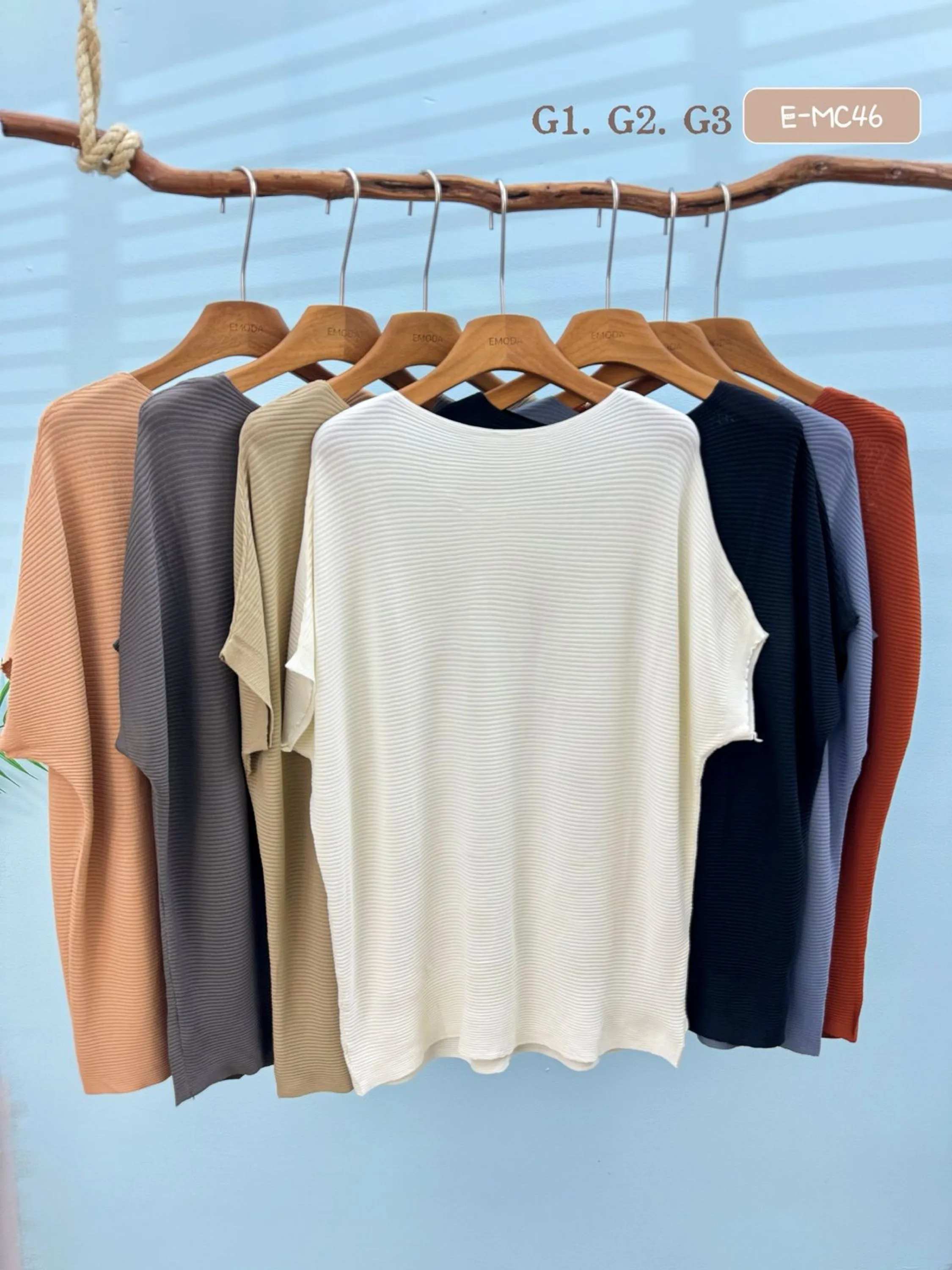 E-MC46. Blusa morcego - G1. G2. G3 - linha gelado