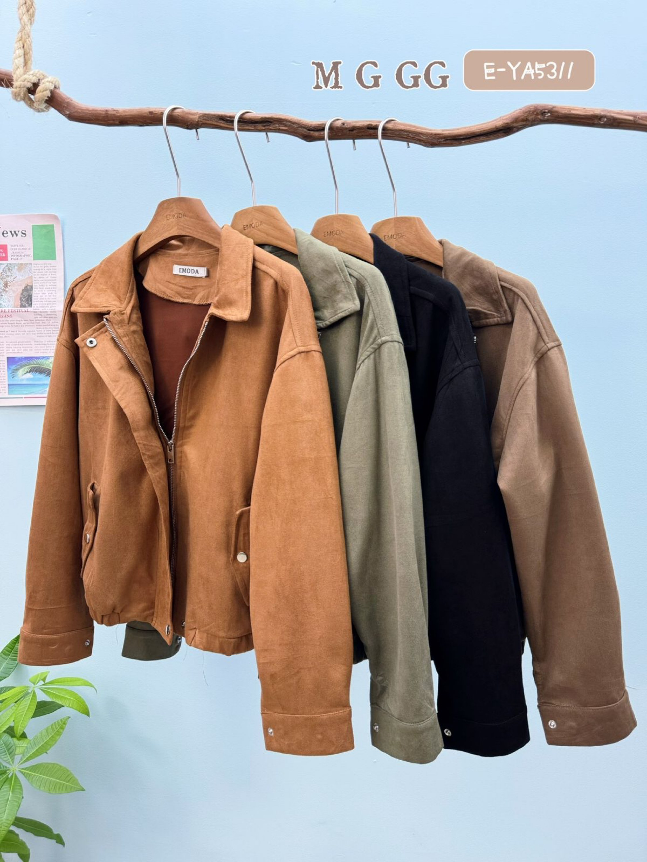 E-YA5311. Jaqueta - M G GG - suede