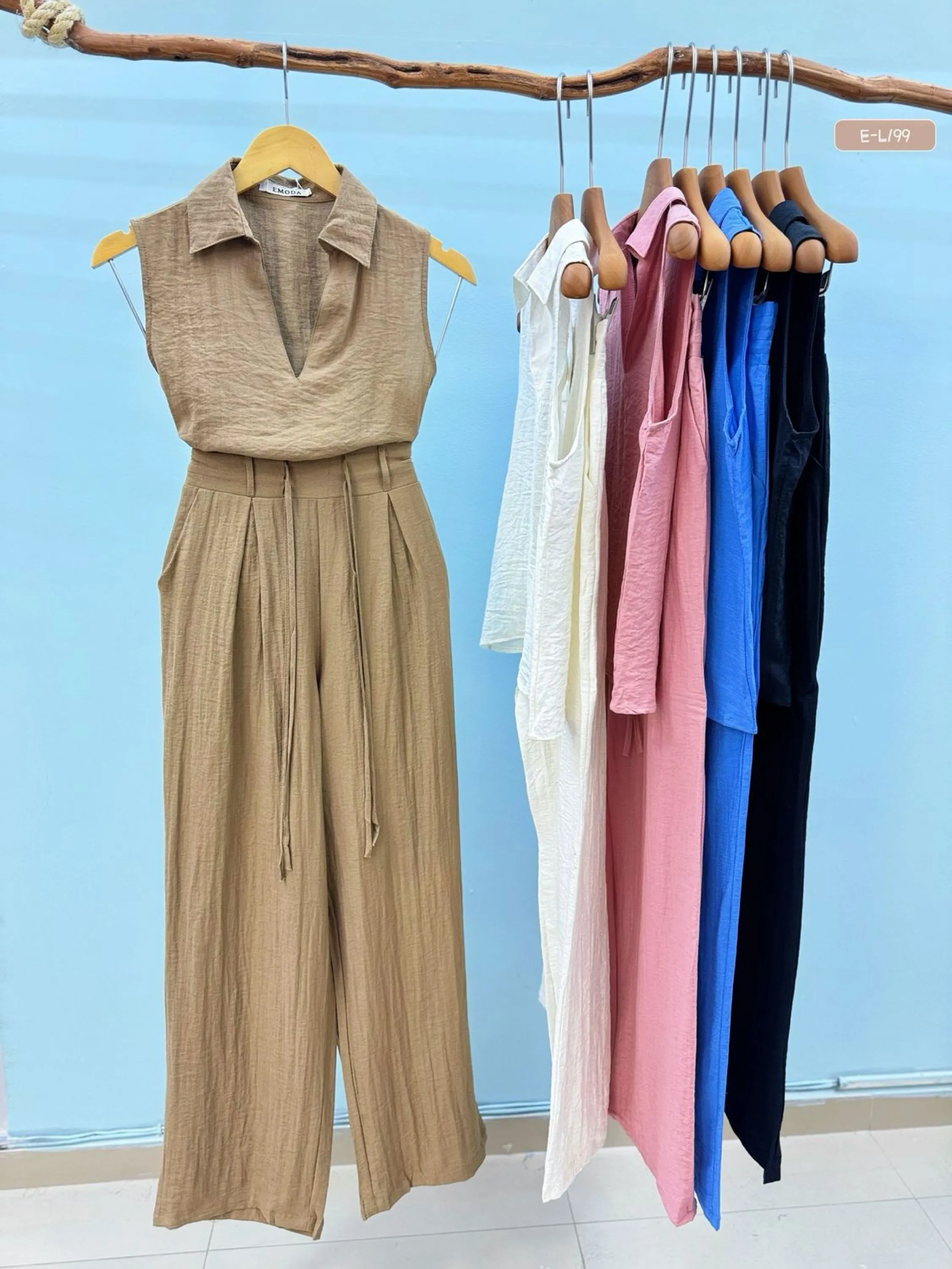 E-L199. Conjunto - P M G - linho
