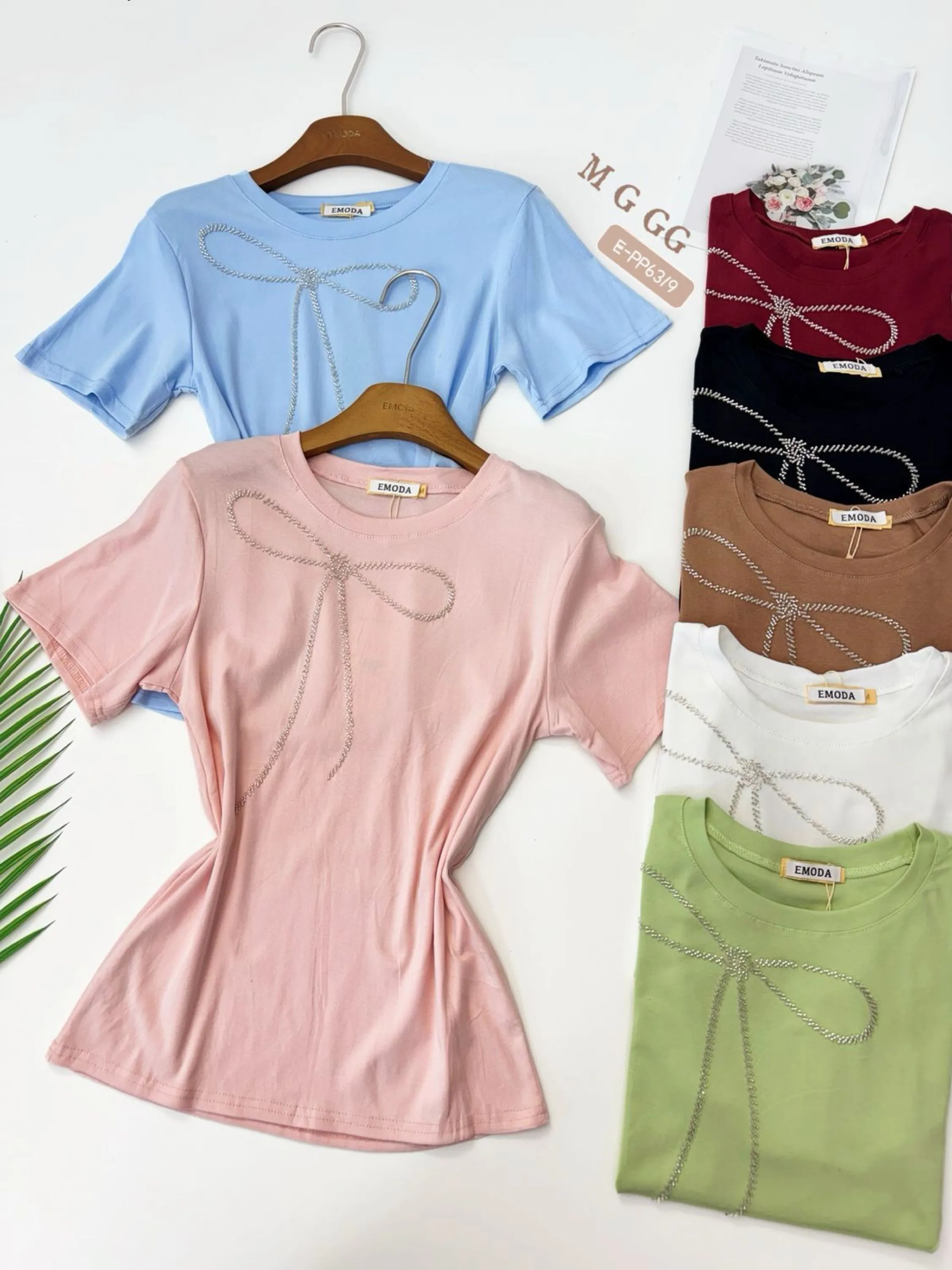 E-PP6319. T-shirt - M G GG - algodão