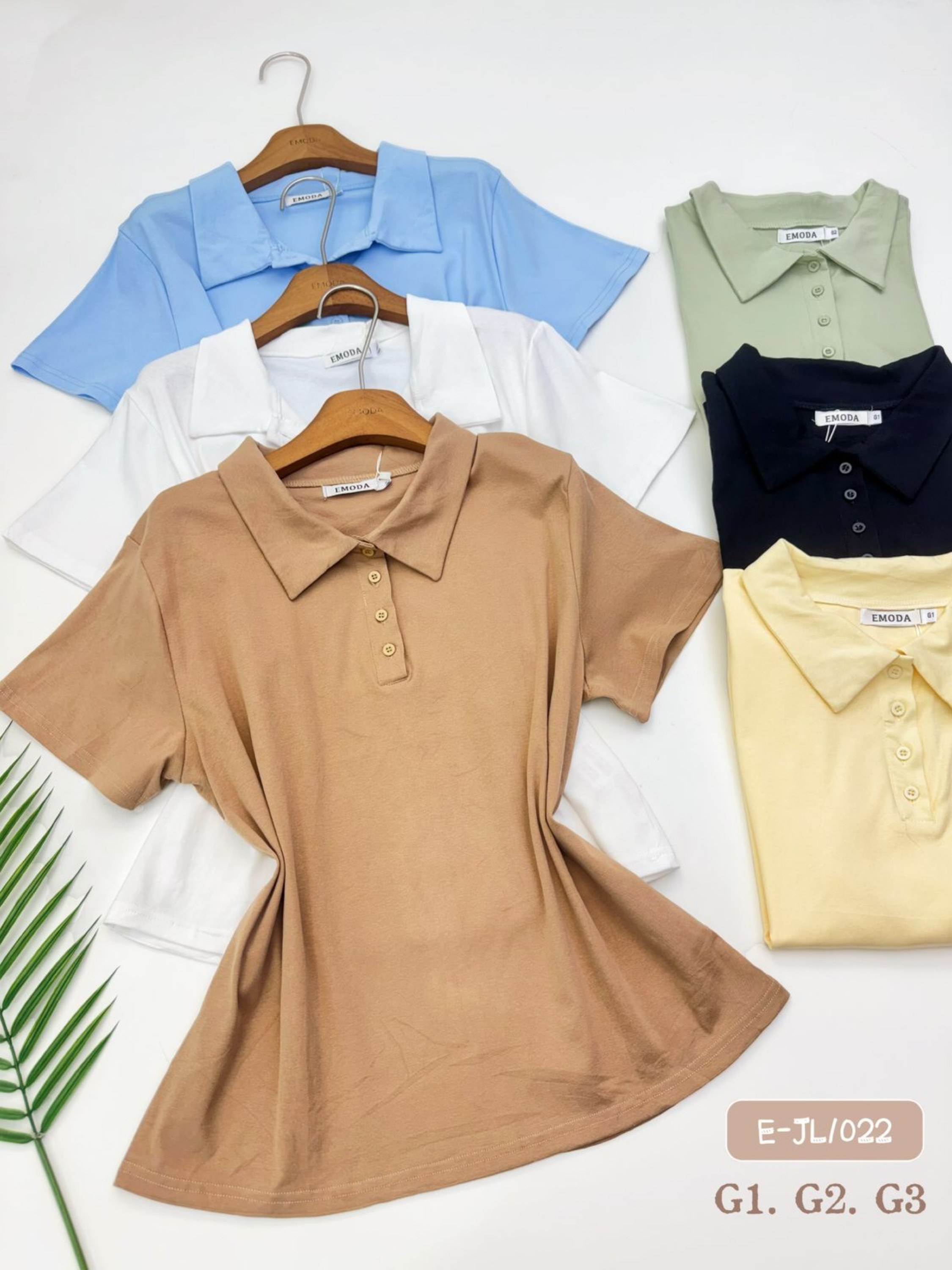 E-JL1022.  Blusa - G1. G2. G3. - algodão