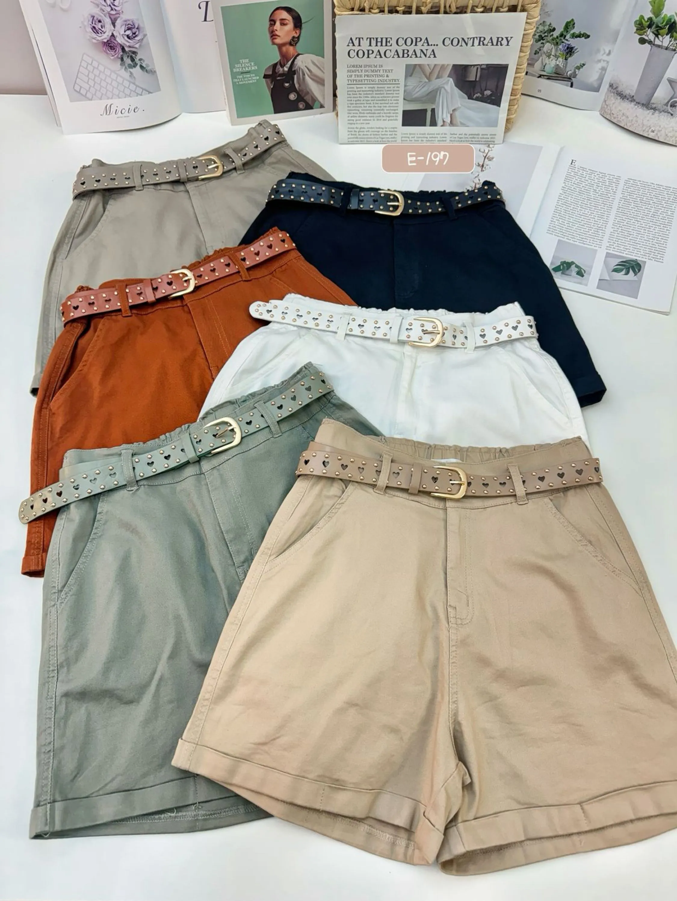 197 shorts  sarja com elastano