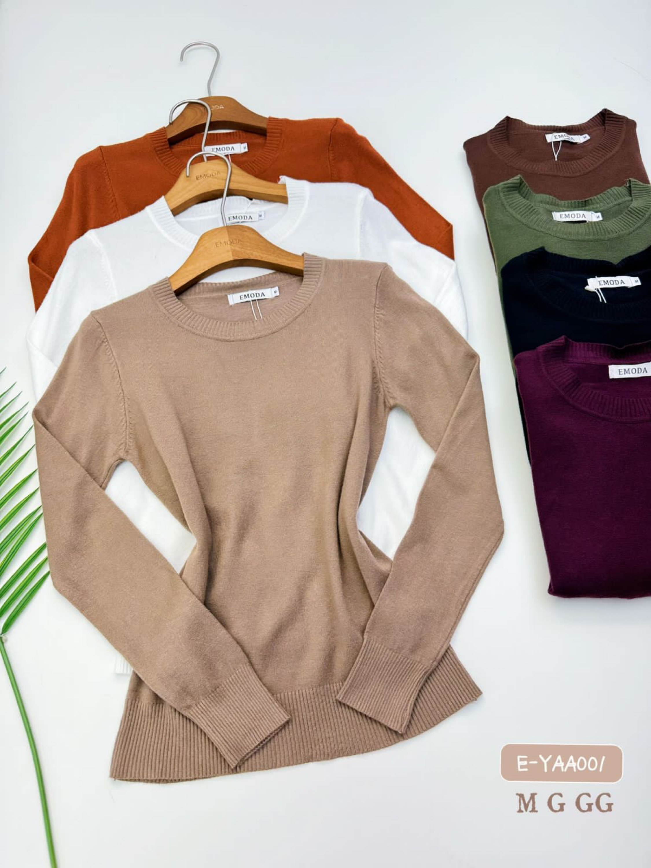 E-YAA001. Gola U - M G GG - modal (lãzinha )