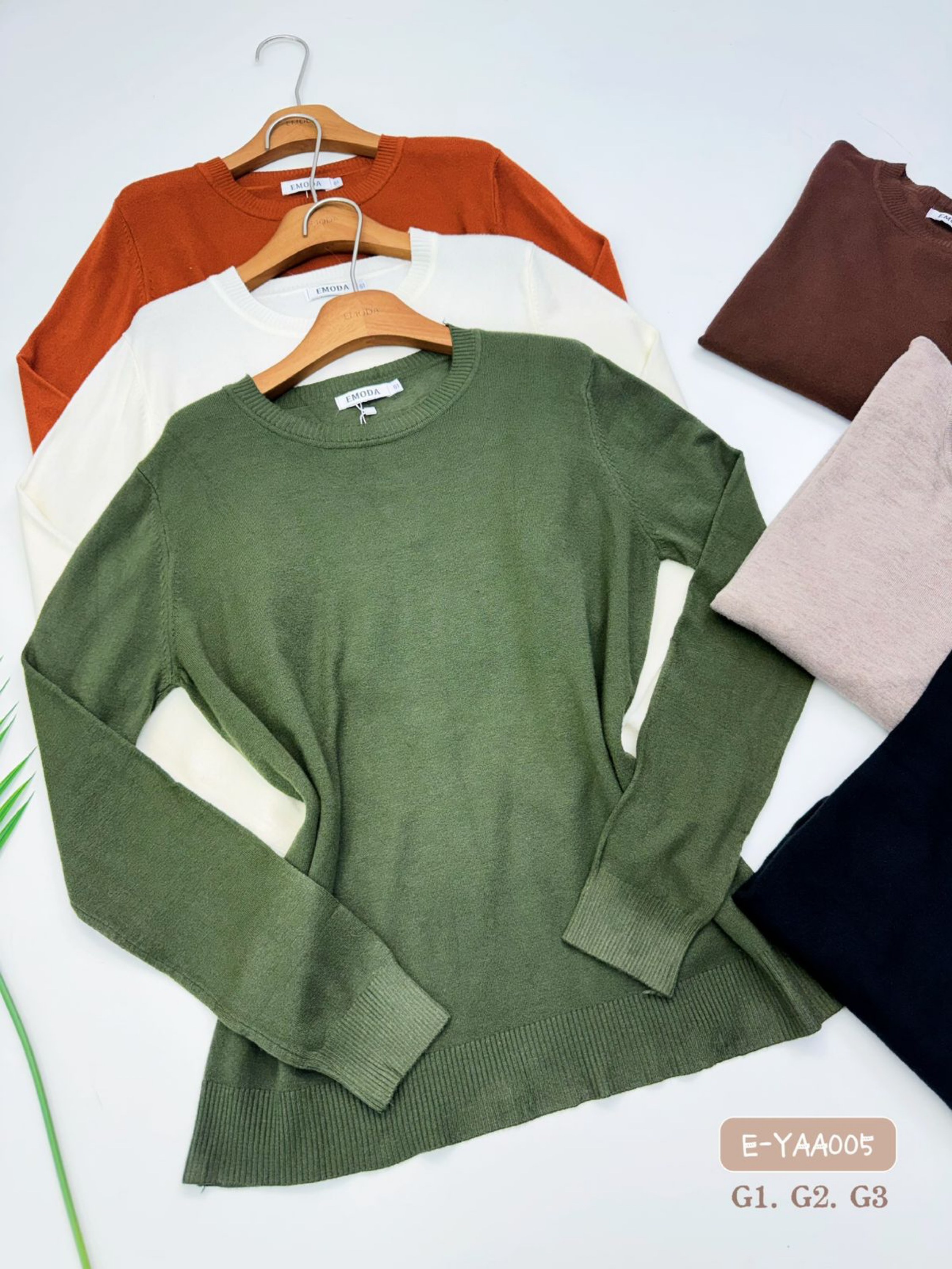 E-YAA005. Gola U - G1. G2. G3. - modal (lãzinha )