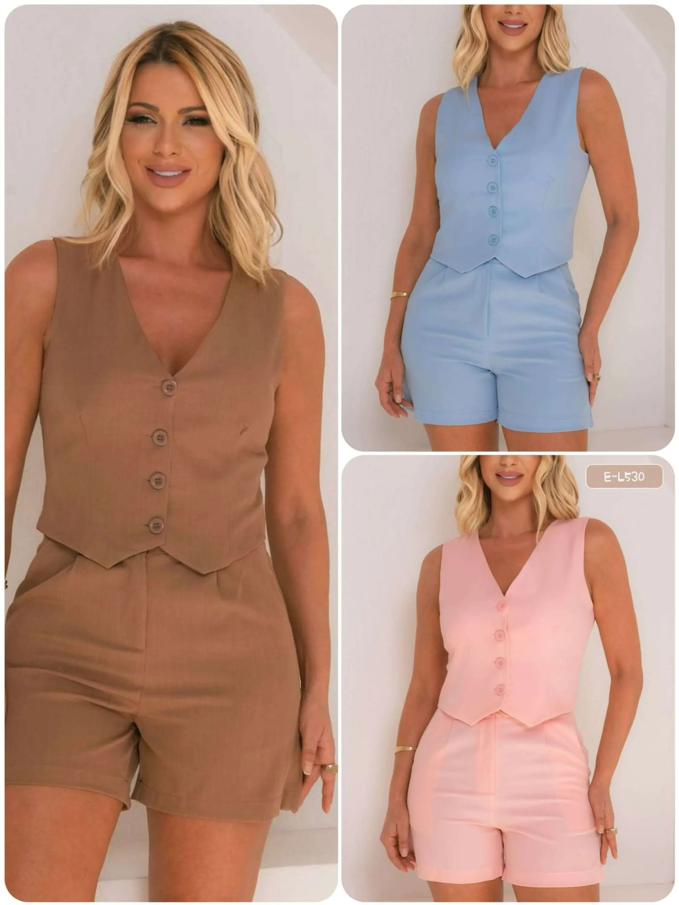 E-L530. Conjunto - P M G GG- alfaiataria twil