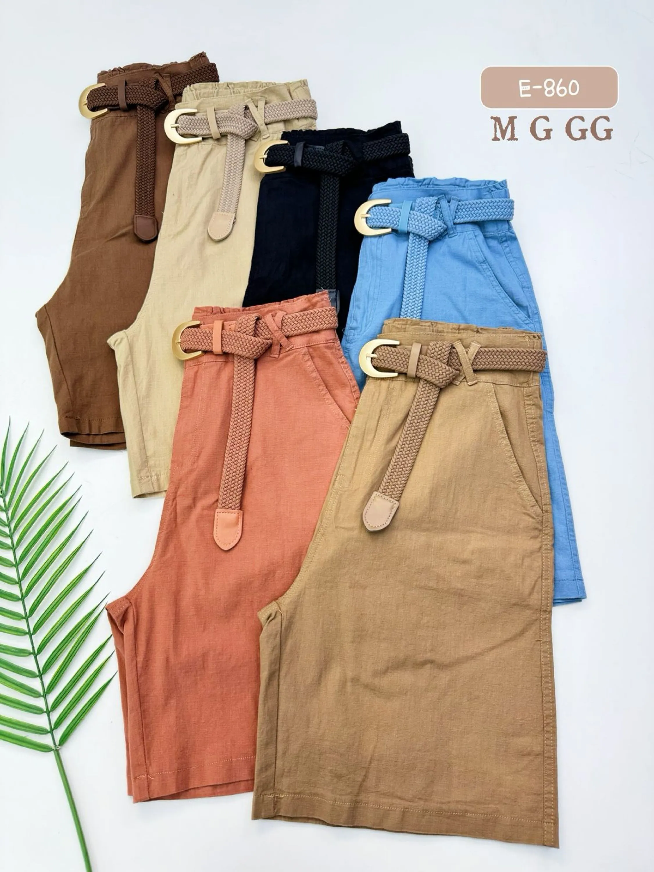 E-860.  Bermuda - M G GG - linho