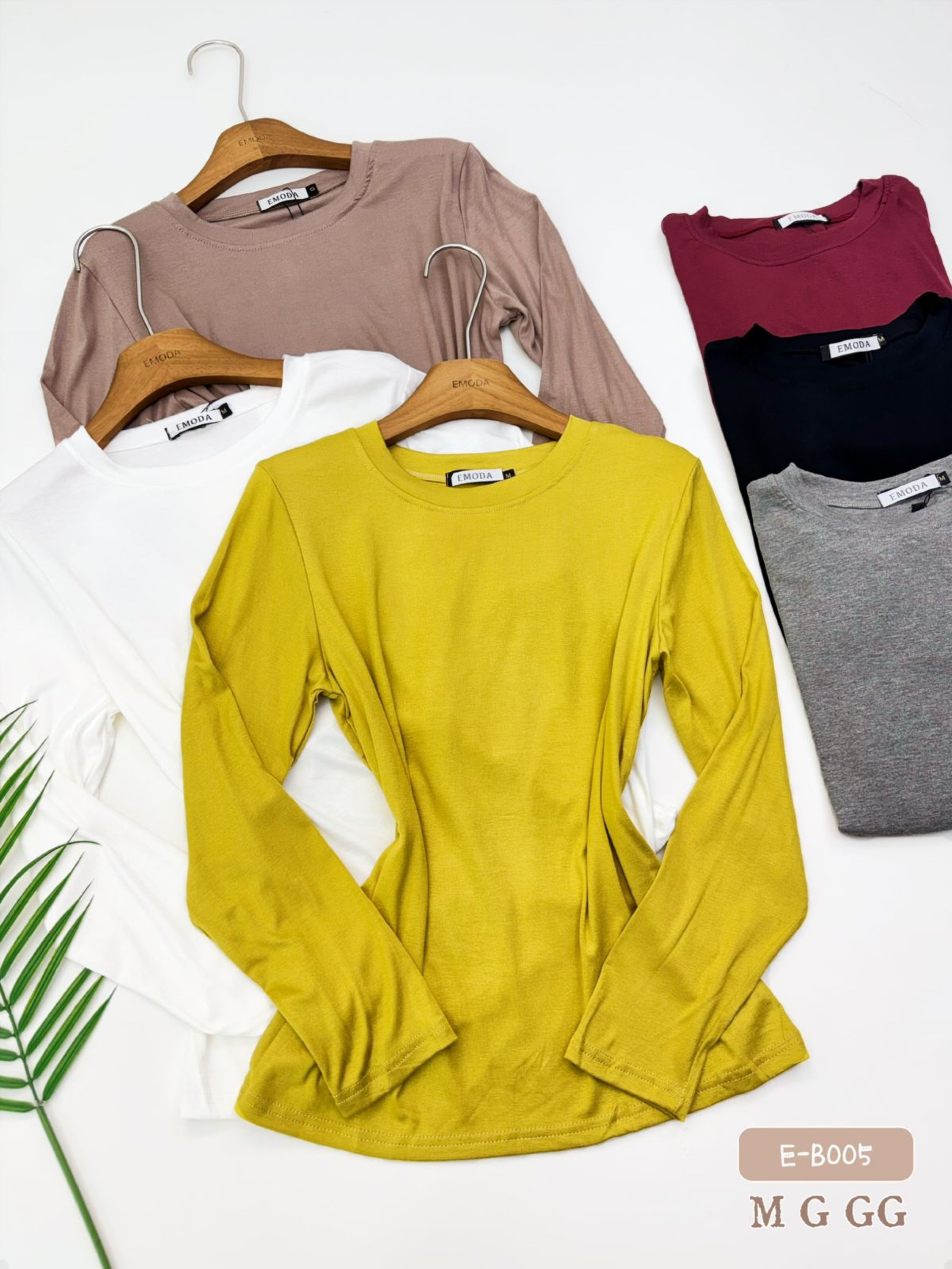 E-B005. Blusa - M G GG - algodão elastano