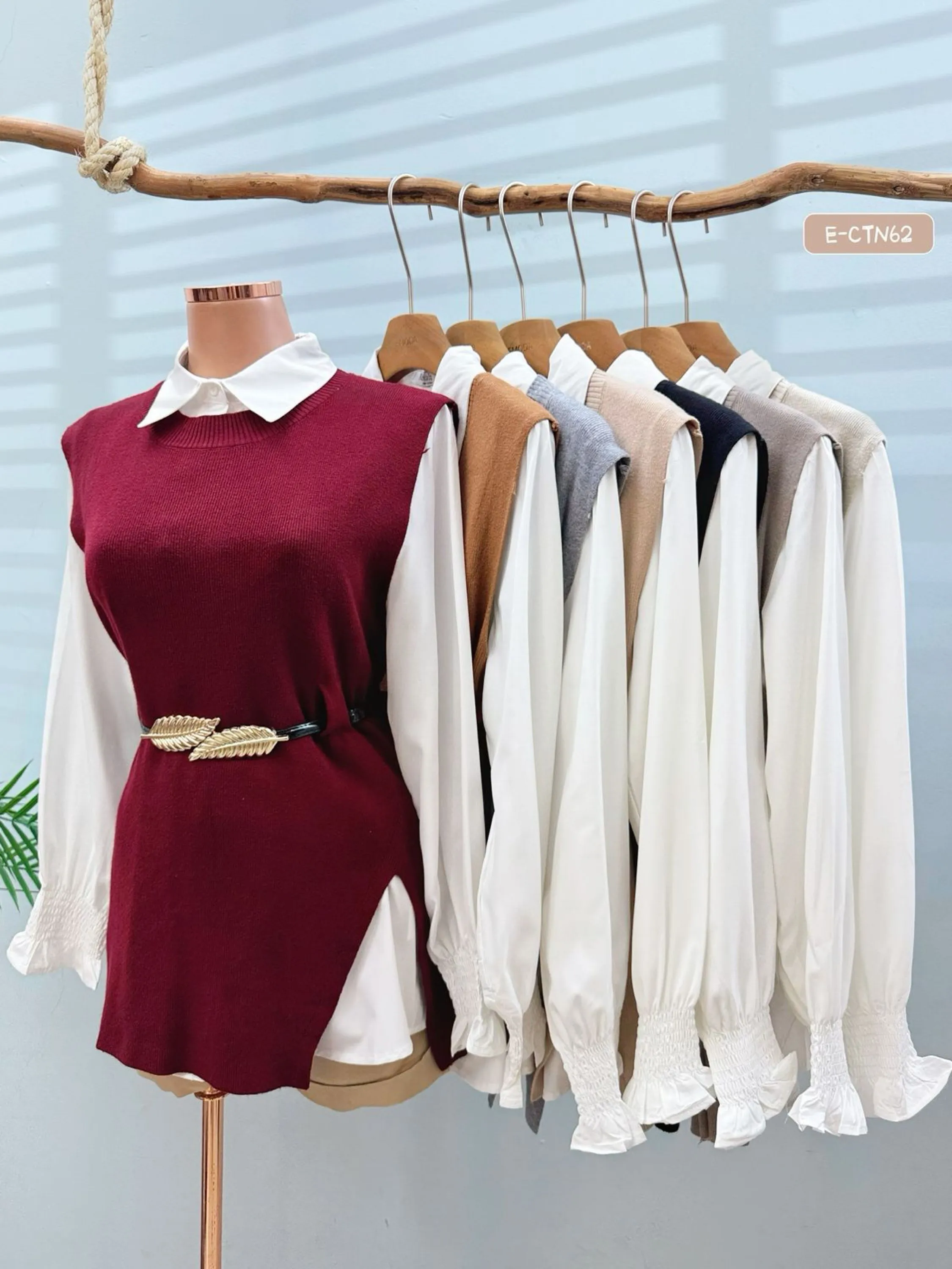 Cnt62 conjunto de lãzinha +crepe