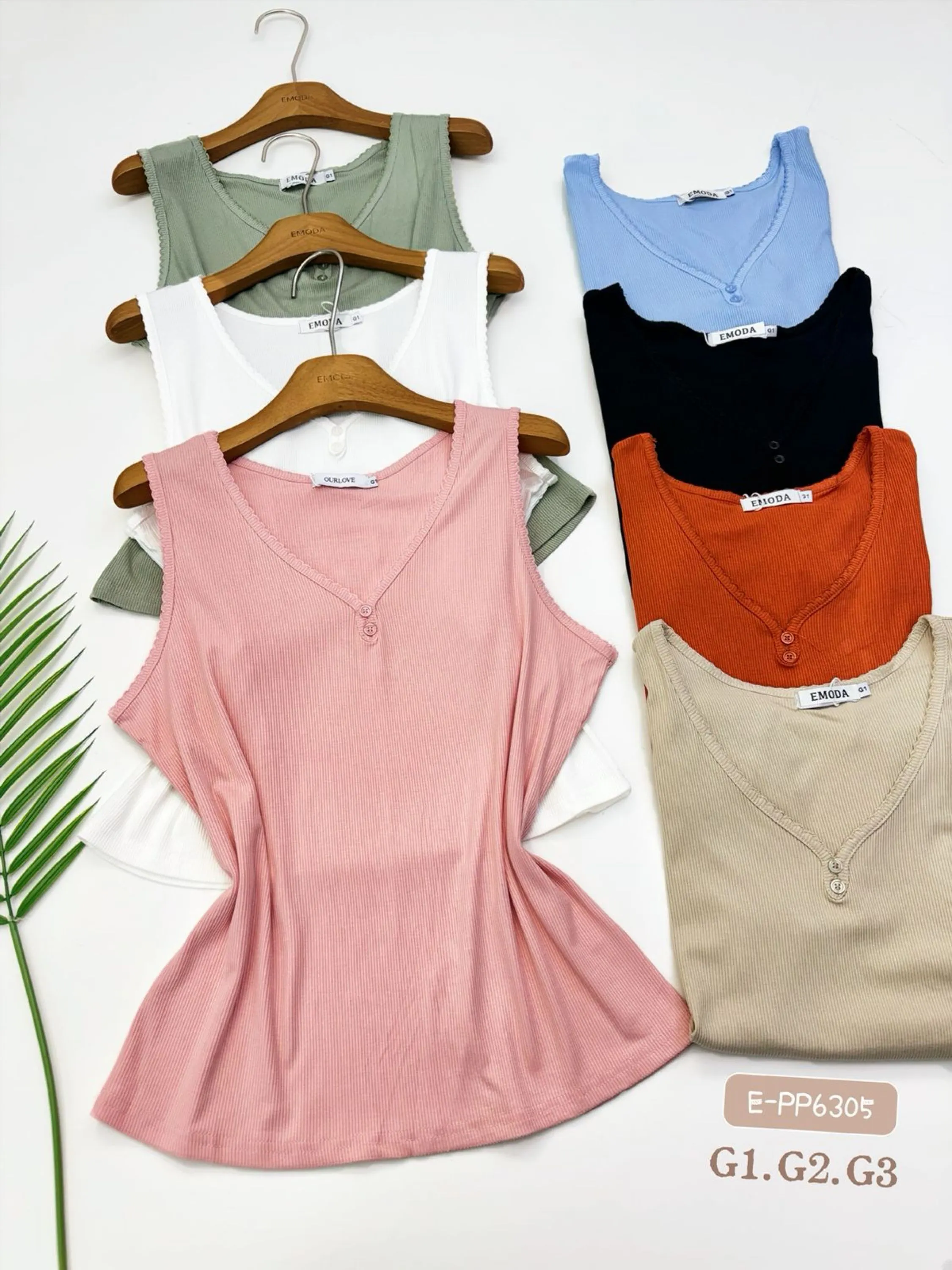 E-PP6305. Regata - G1. G2. G3 - algodão canelada