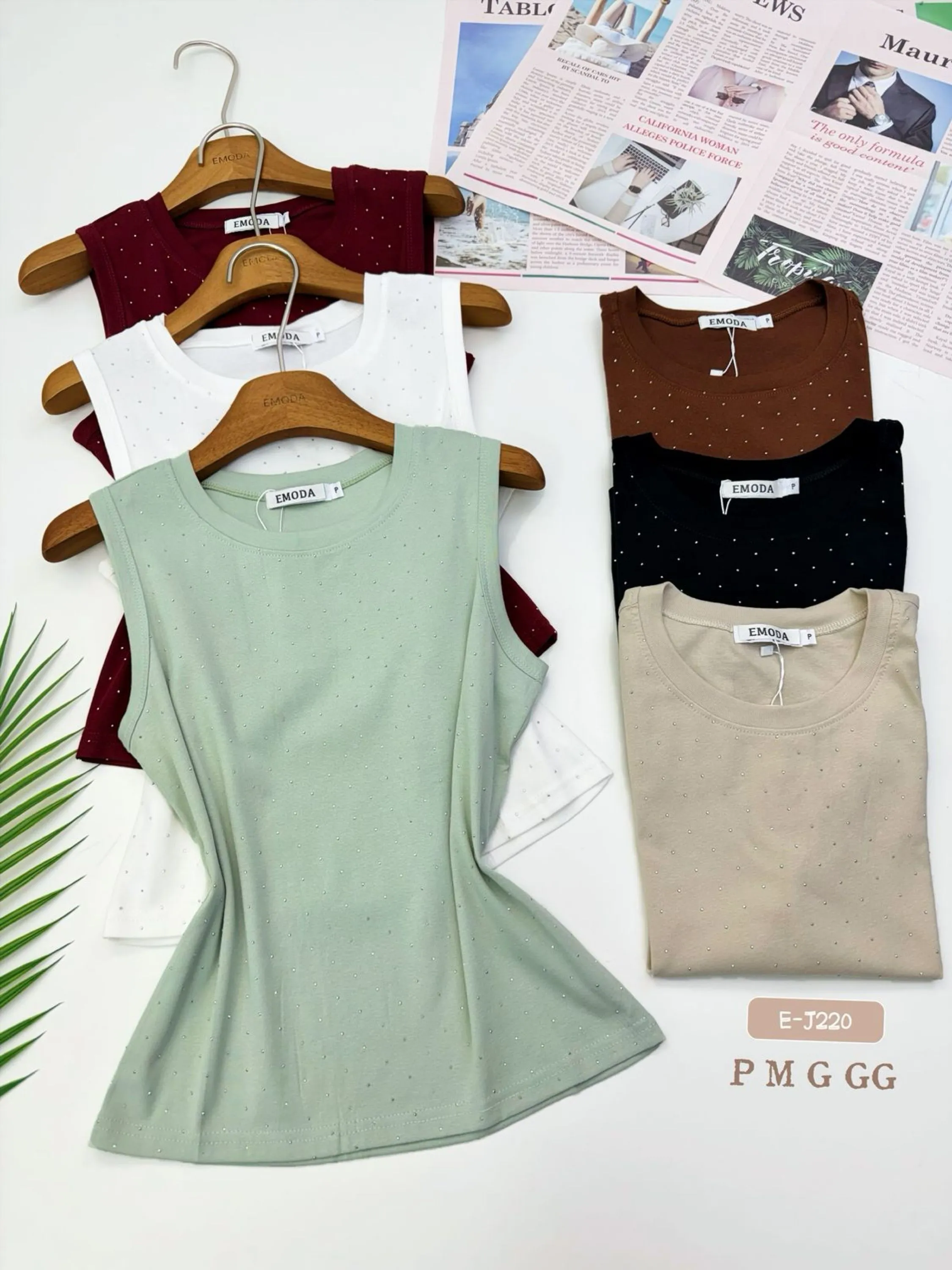 E-J022. Regata - P M G GG - algodão com brilho