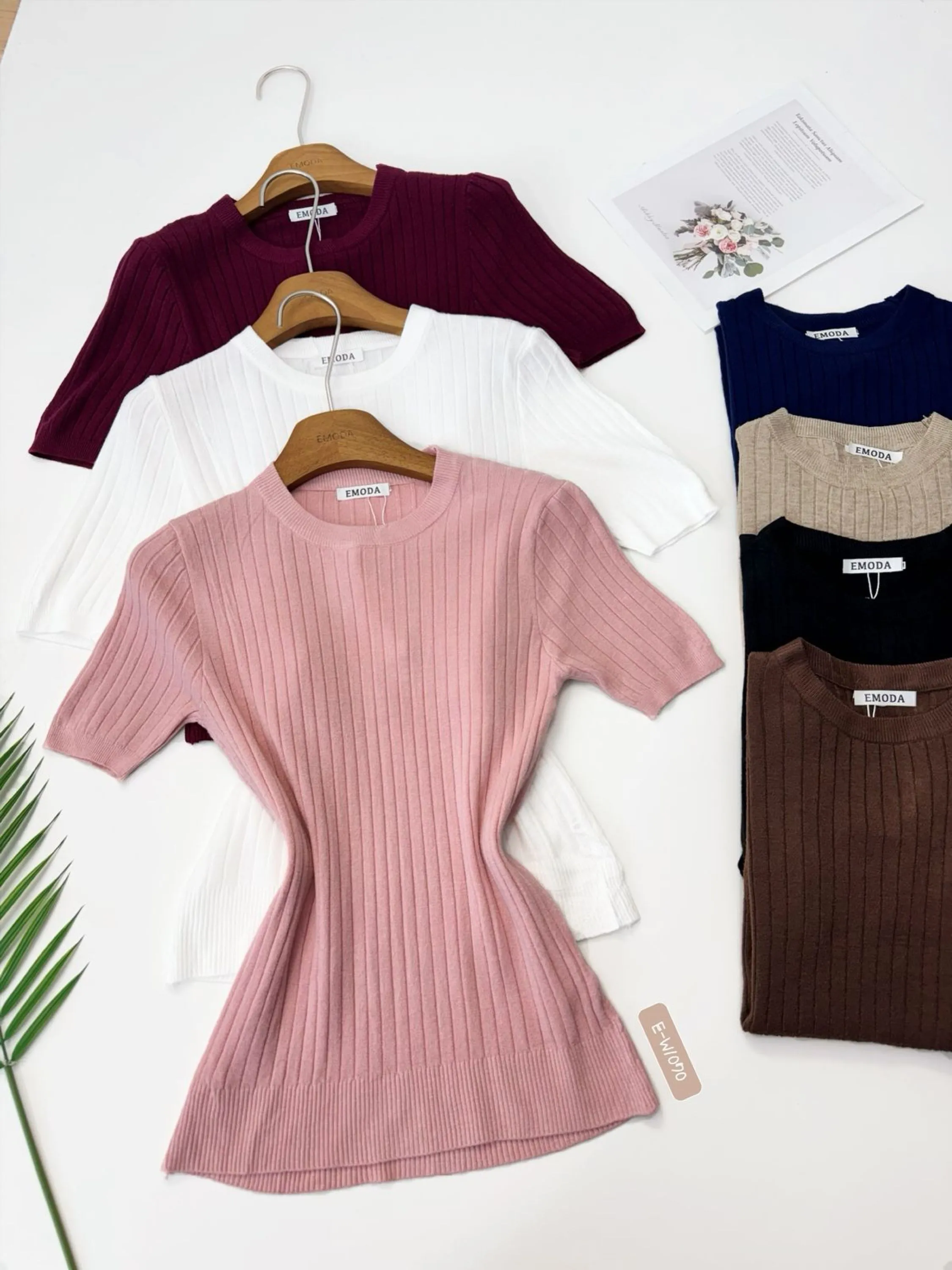 E-W1070. Blusa - P/M. G. GG - Modal