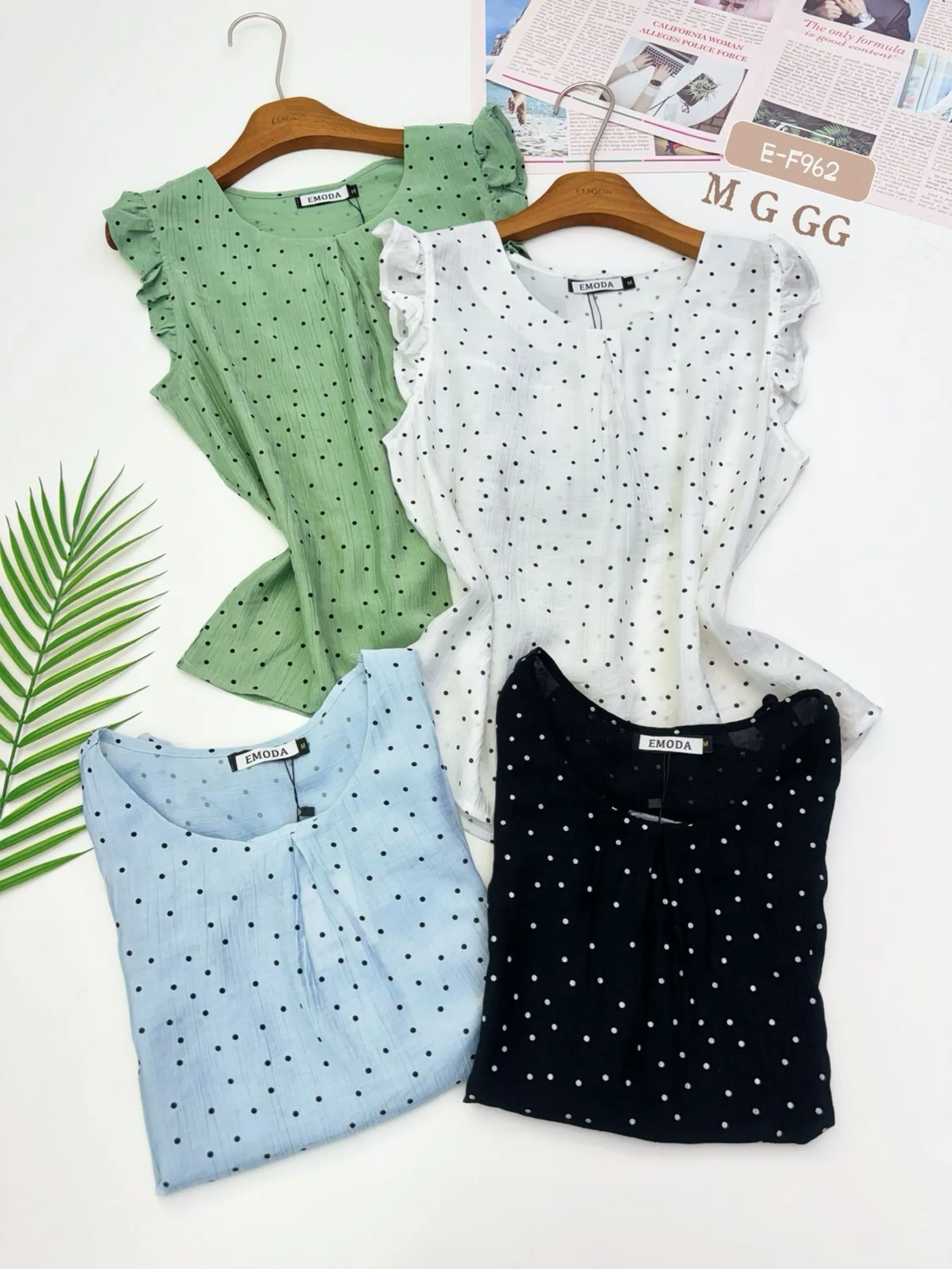 E-F962. Blusa - M G GG - Viscolinho