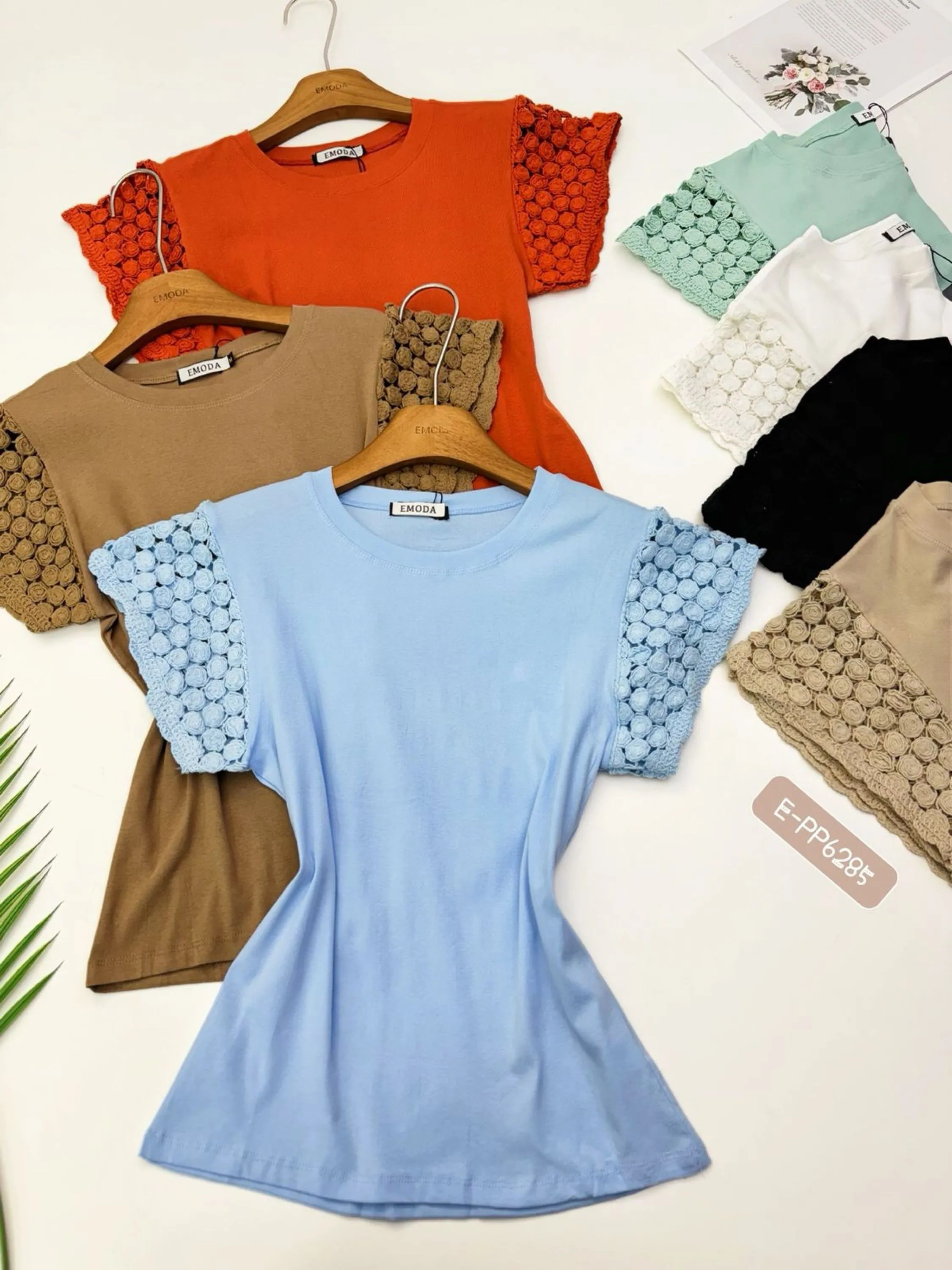 E-PP6285.  T-shirt - M G GG - algodão