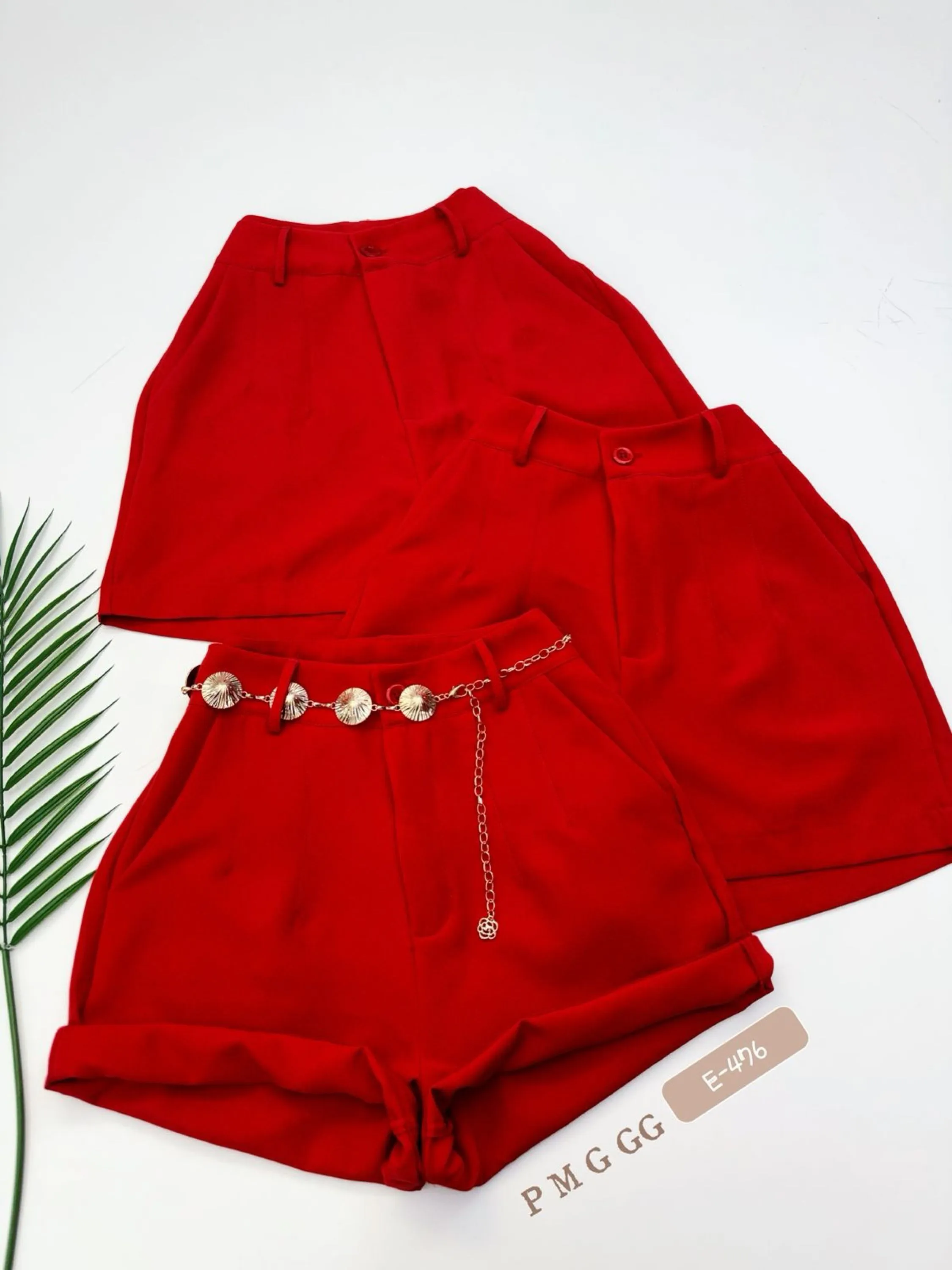 E-476. Short (sem cinto ) - P M G GG - alfaiataria