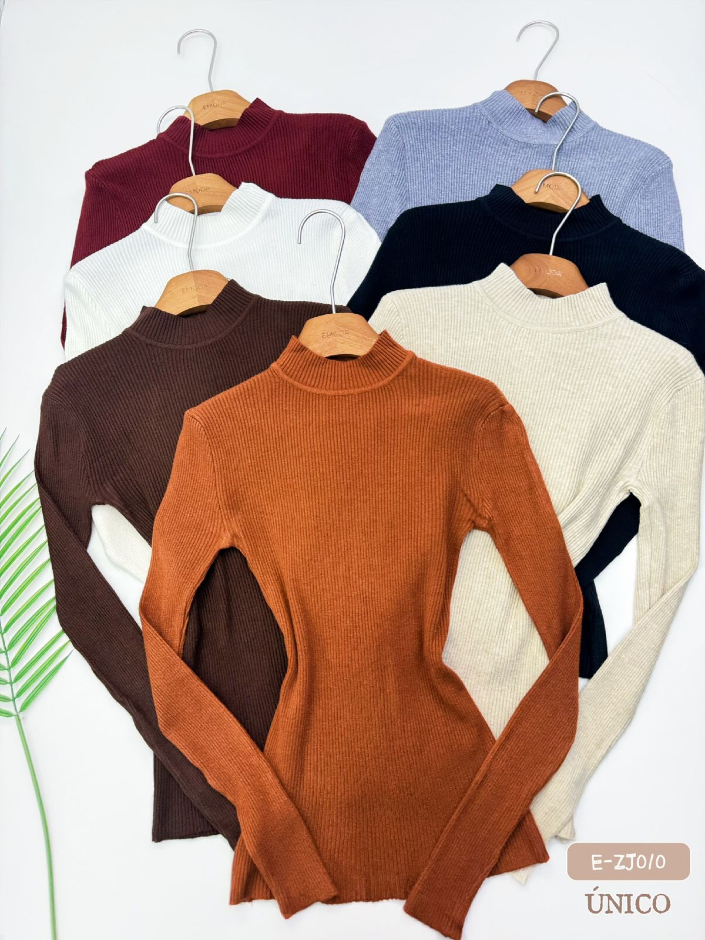 E-ZJ010. Blusa - ÚNICO - modal