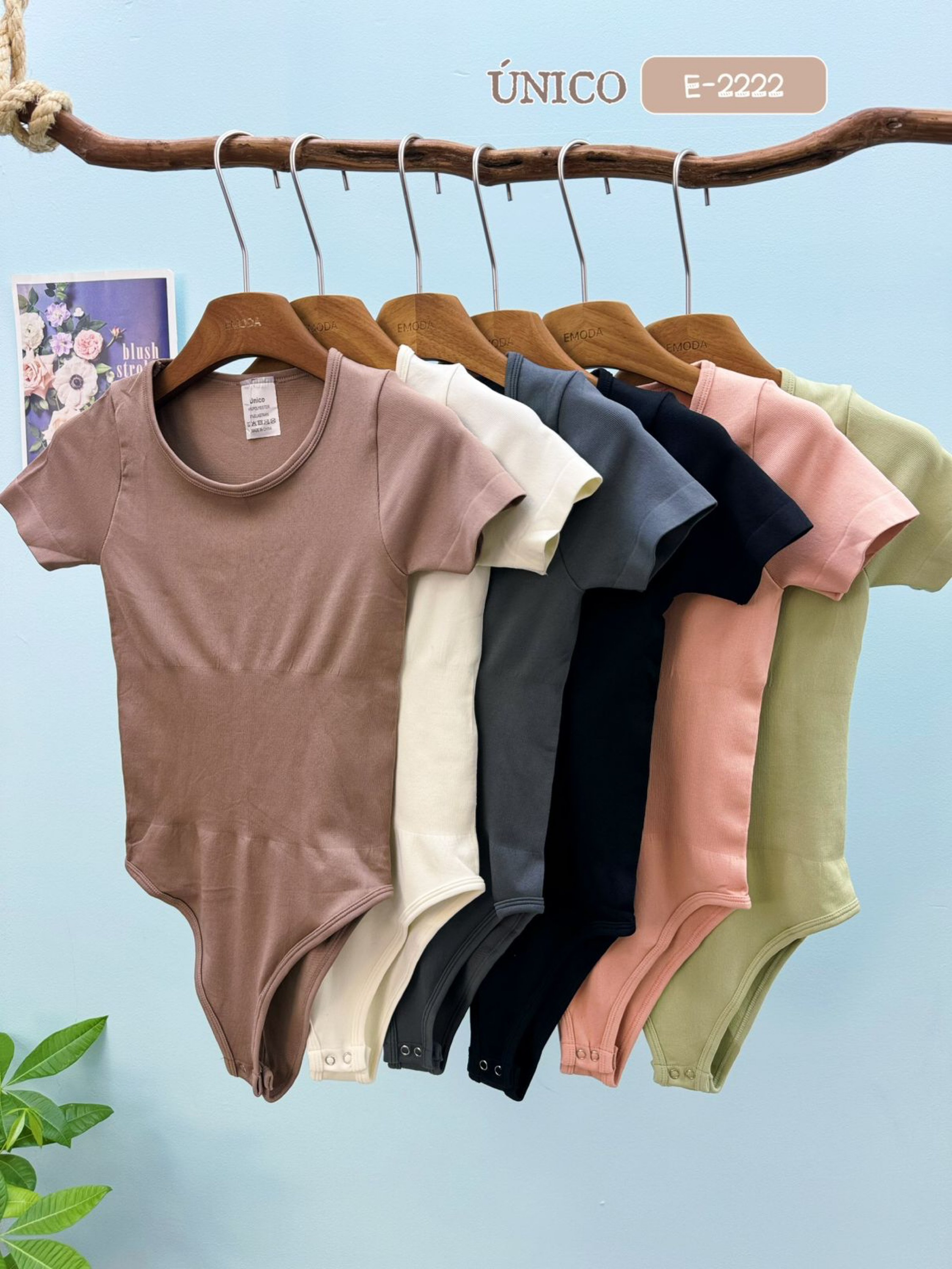 E-2222.  Body - ÚNICO- poliamida elastano