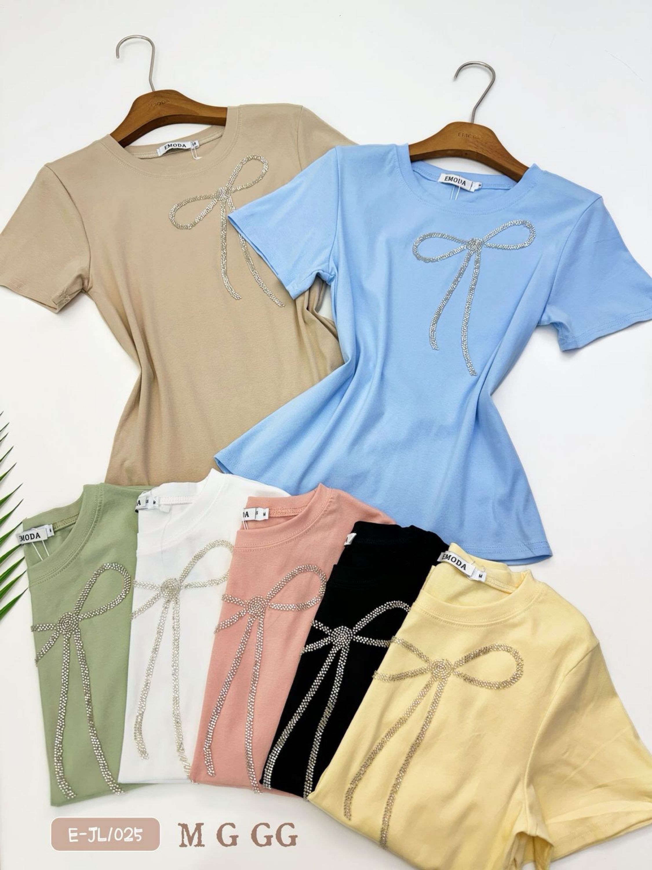 E-JL1025.  T-shirt - M G GG - algodão