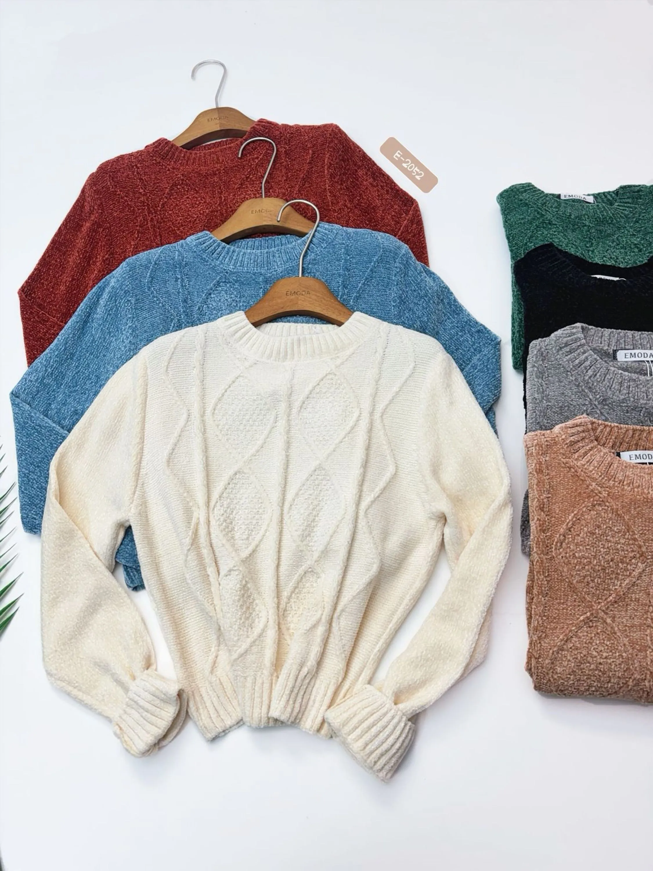 2052 blusa de chenille