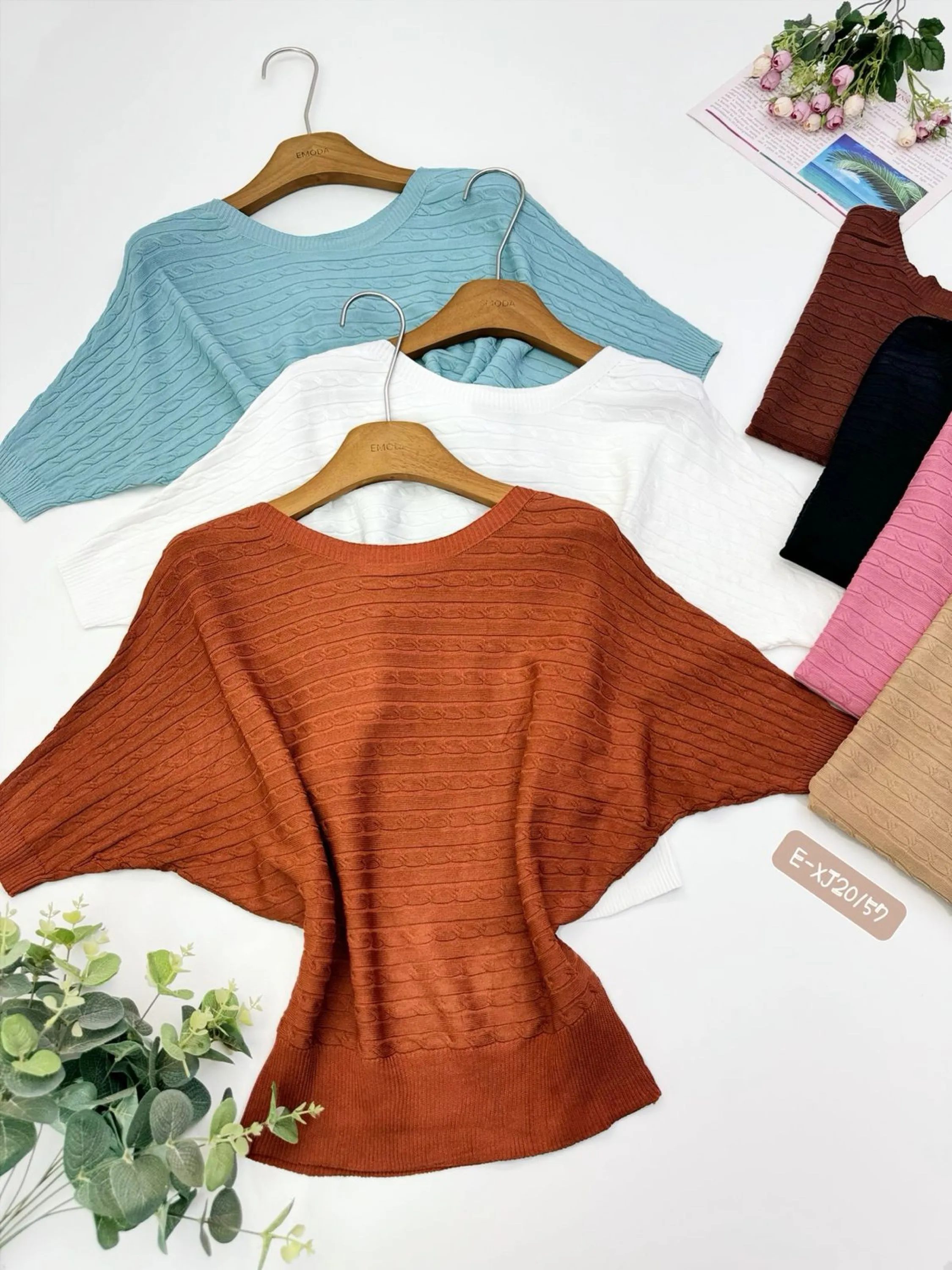 E-XJ20157. Blusa morcego - M G GG - linha gelado