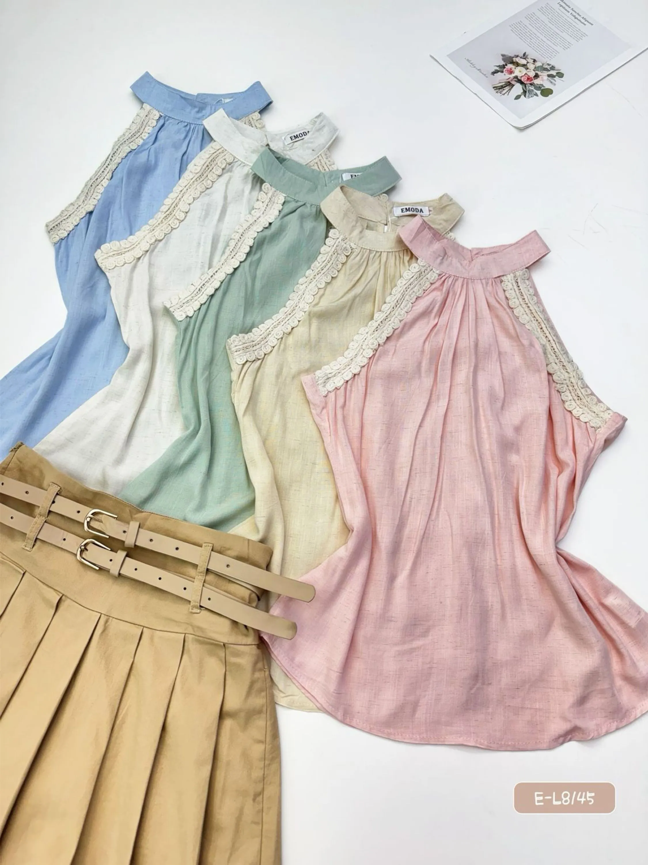 E-L8145. Blusa - P M G GG - linho