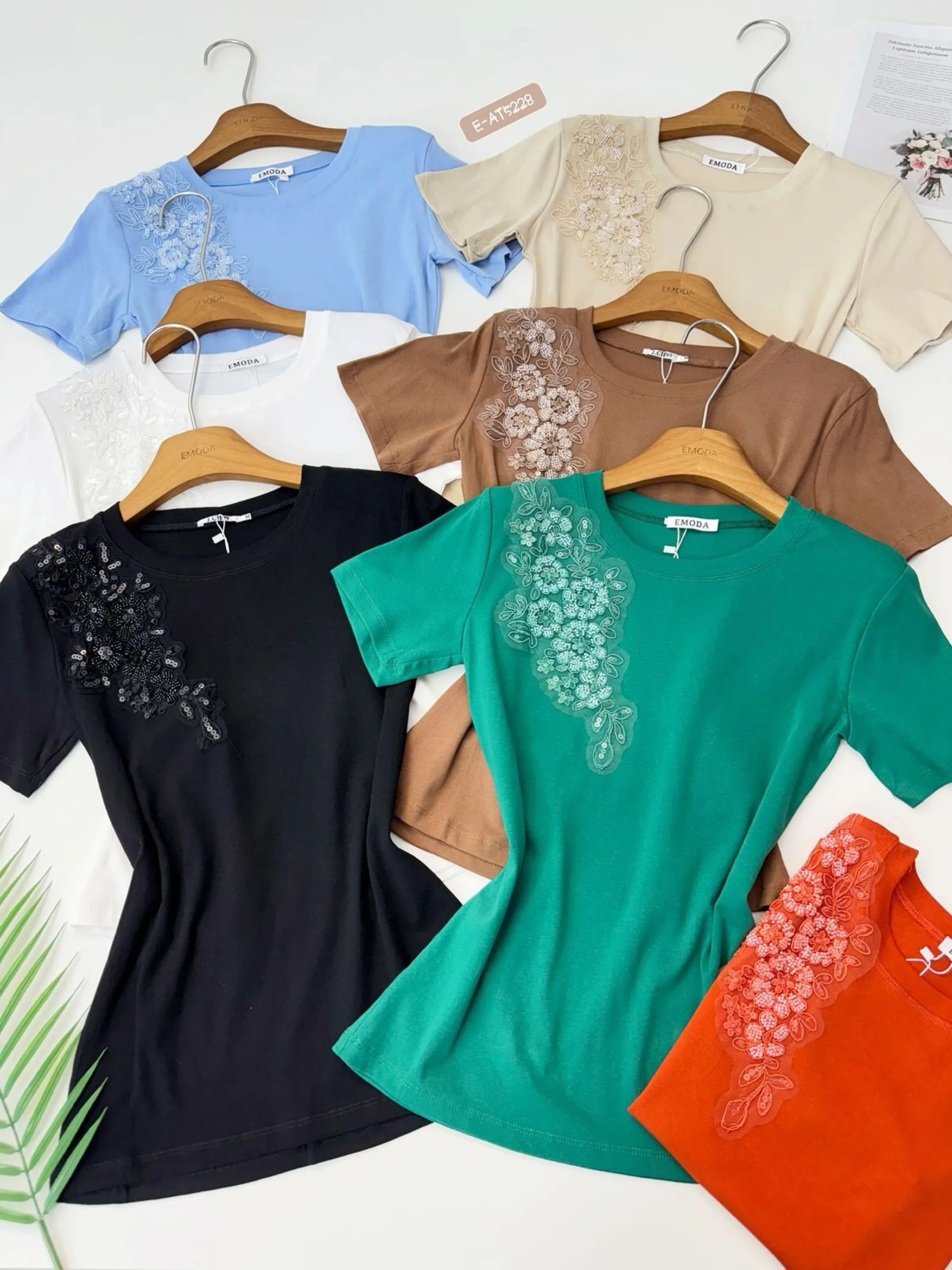 E-AT5228 T-shirt - M G GG - algodão