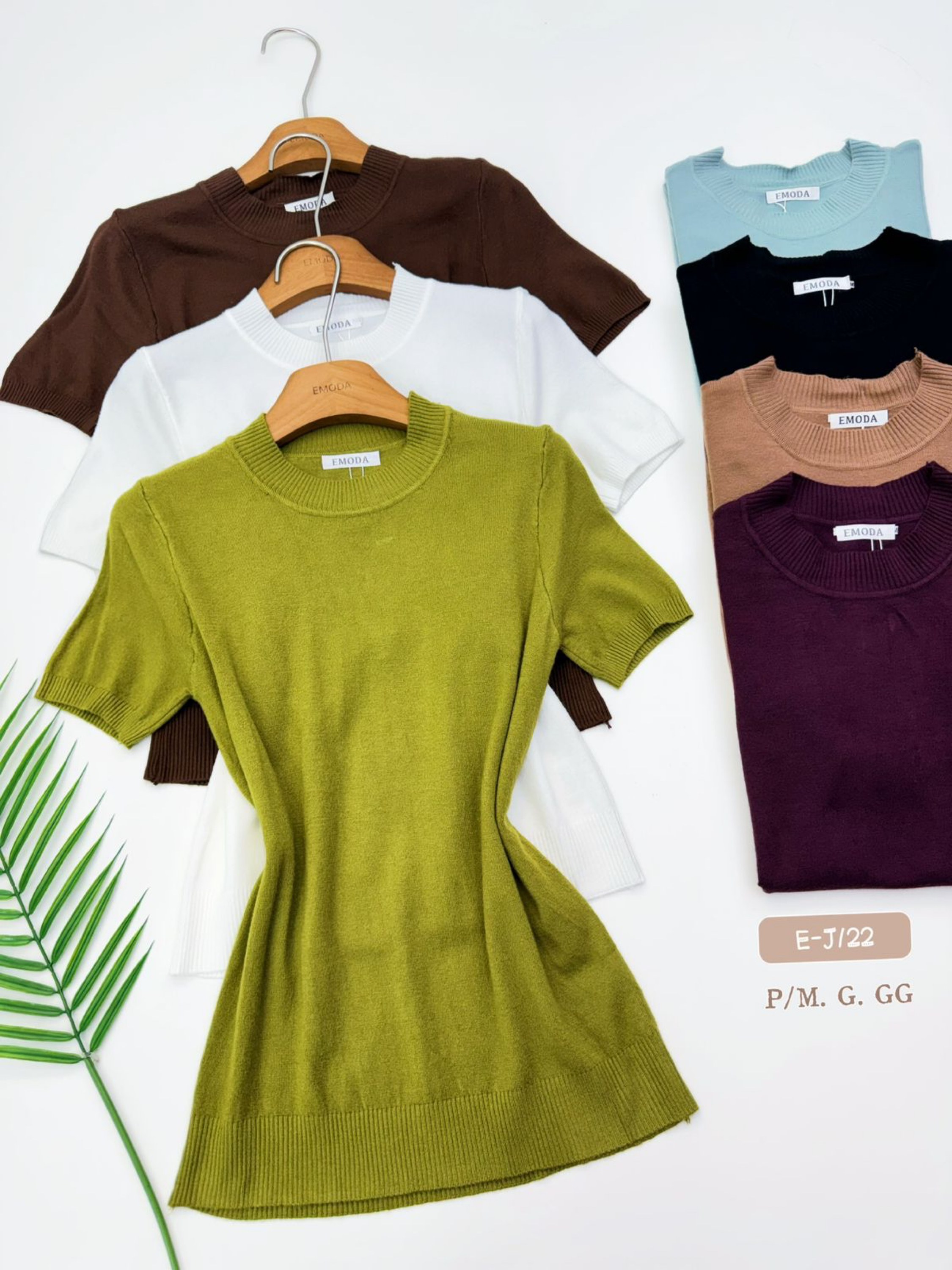 E-J122.   Blusa - P/M.  G. GG- modal (lãzinha )