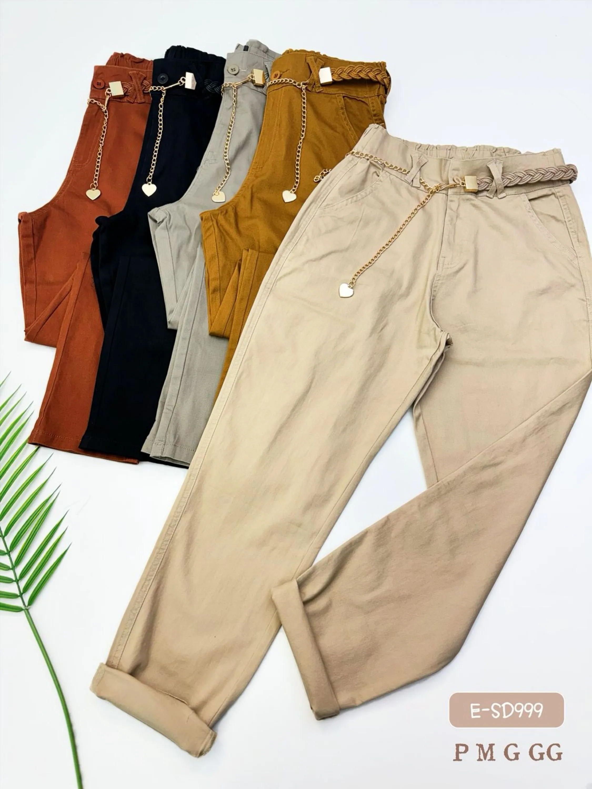 E-SD999. Calça - P M G GG - sarja com elastano