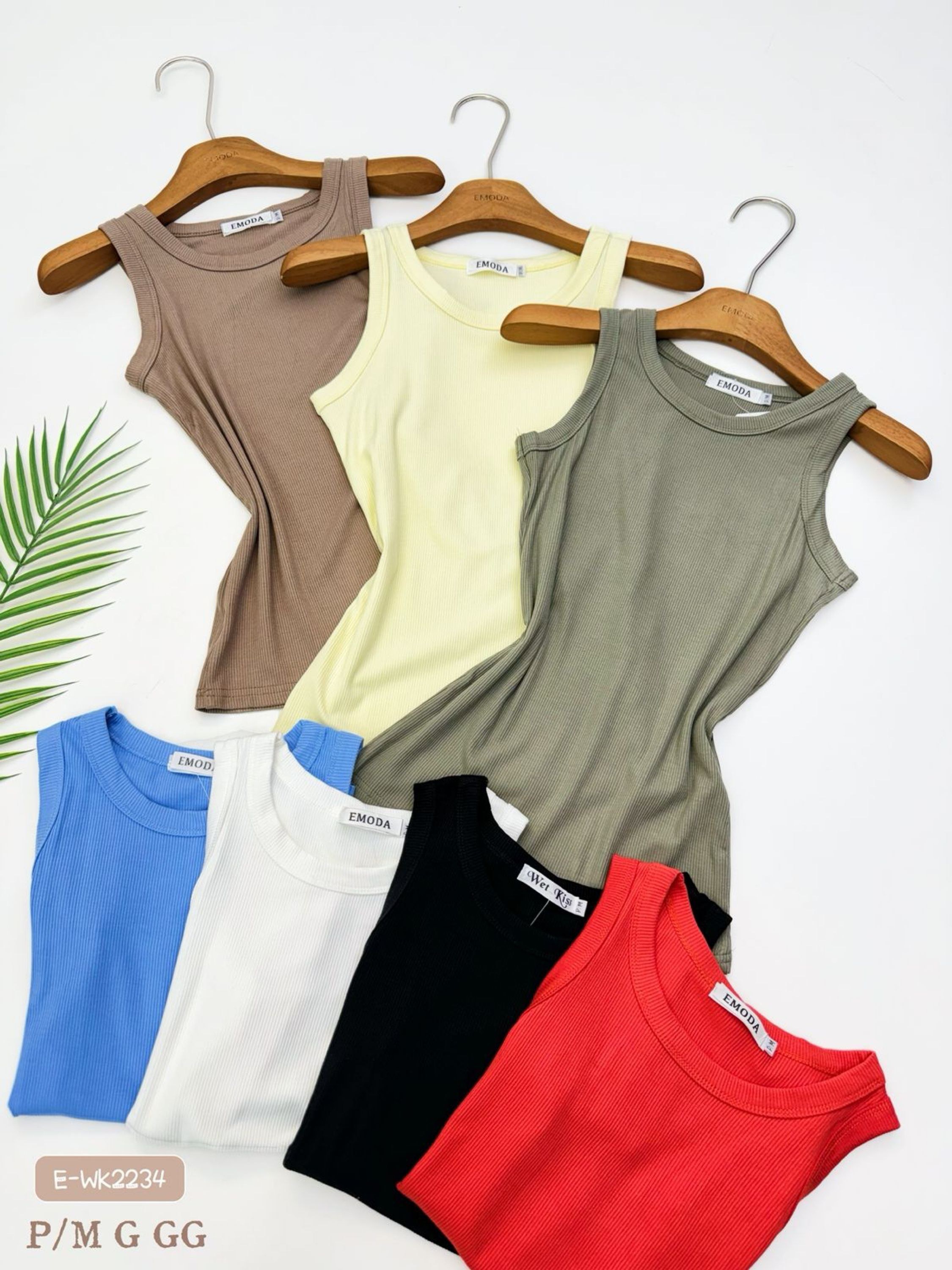 E-WK2234. Regata - P/M.  G. GG. - algodão canelada   2