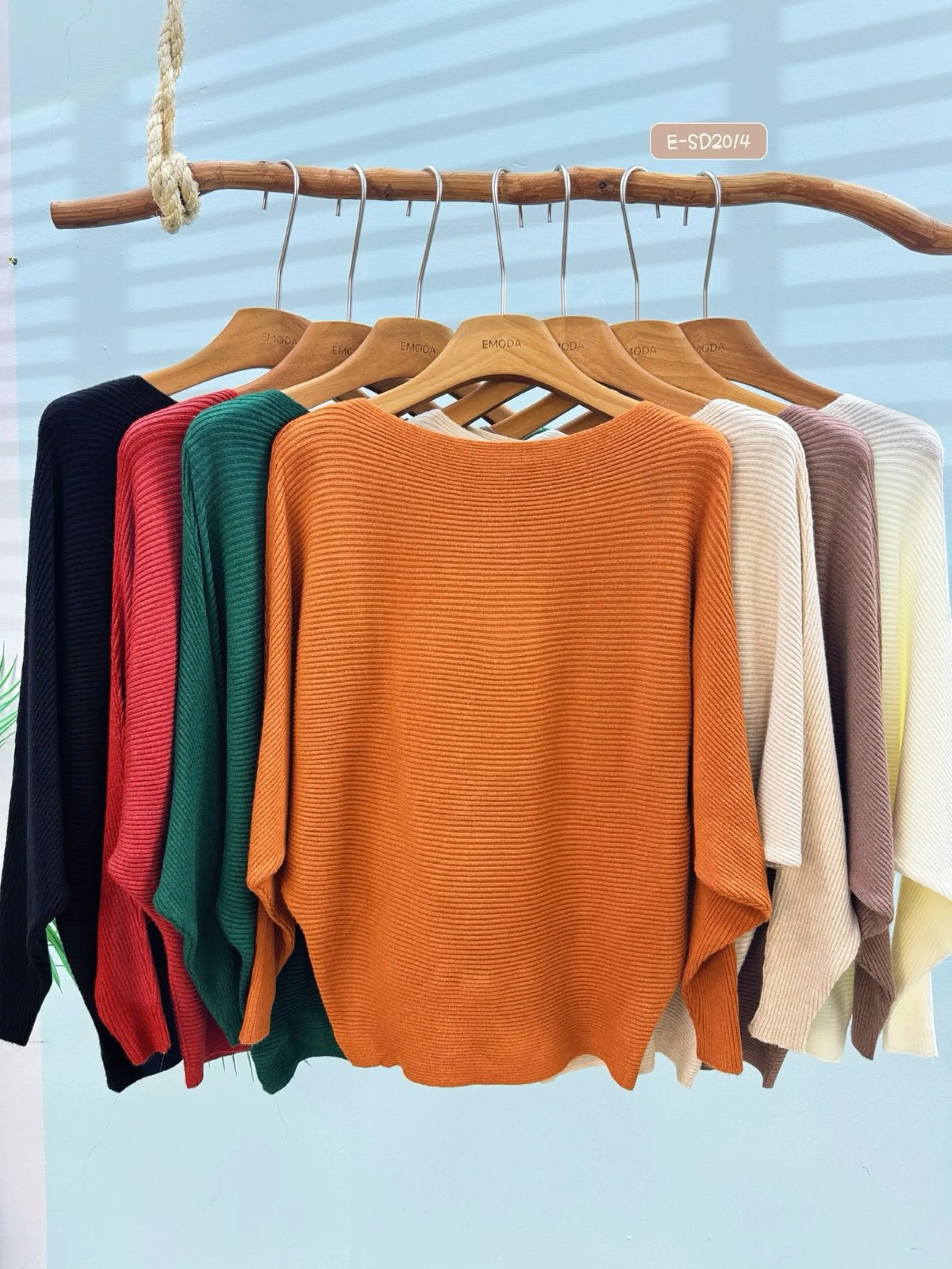 2014 blusa de lã manga morcego