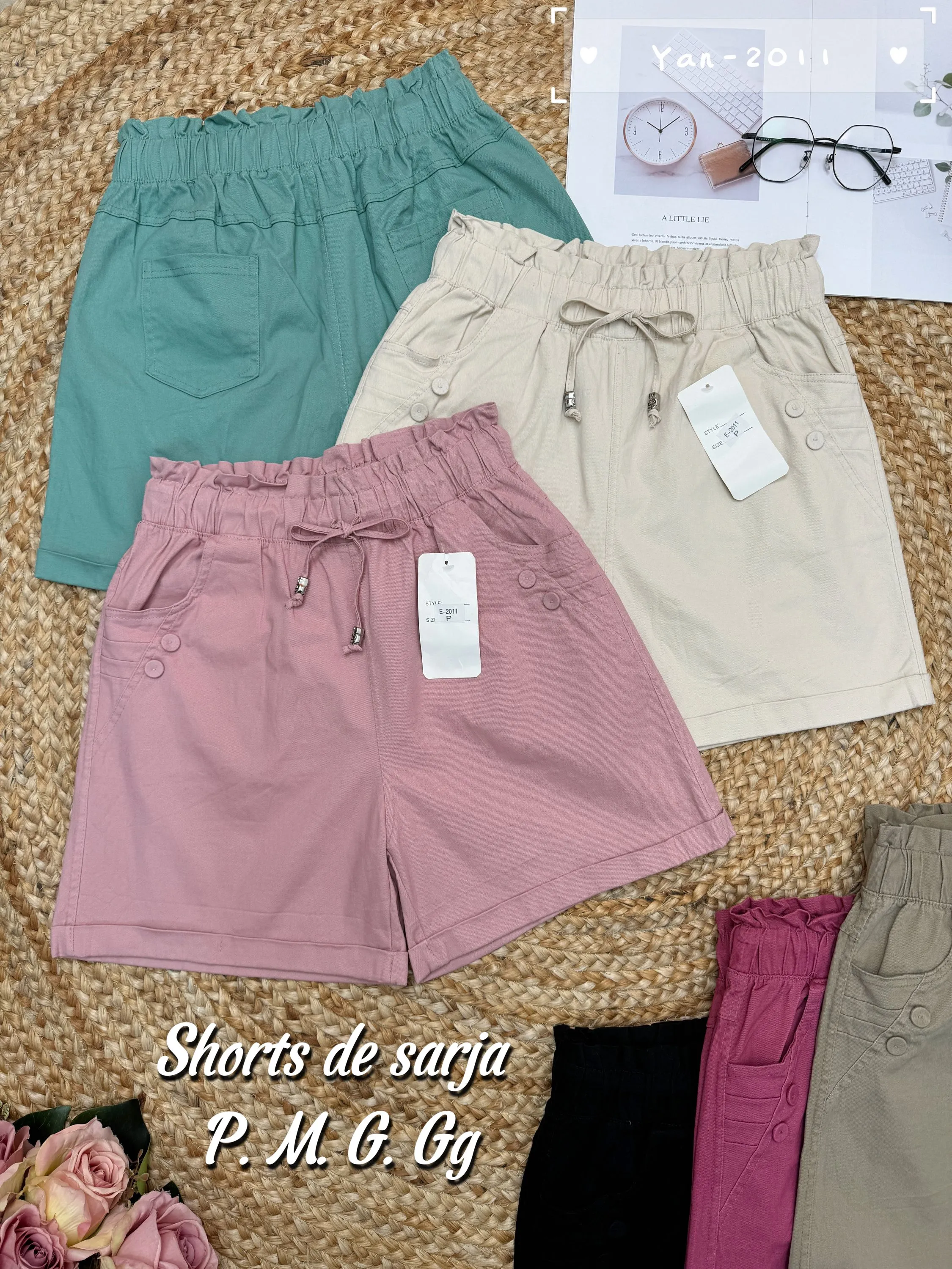 Shorts sarja com elastano 2011# Yan modas