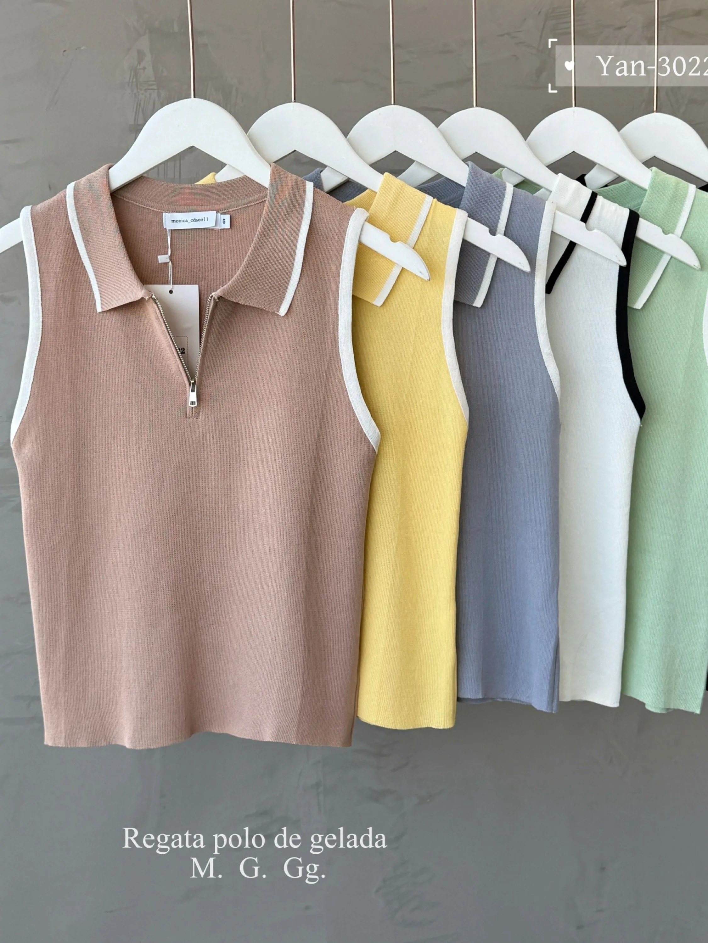 Regata polo de gelada 3022# Yan modas