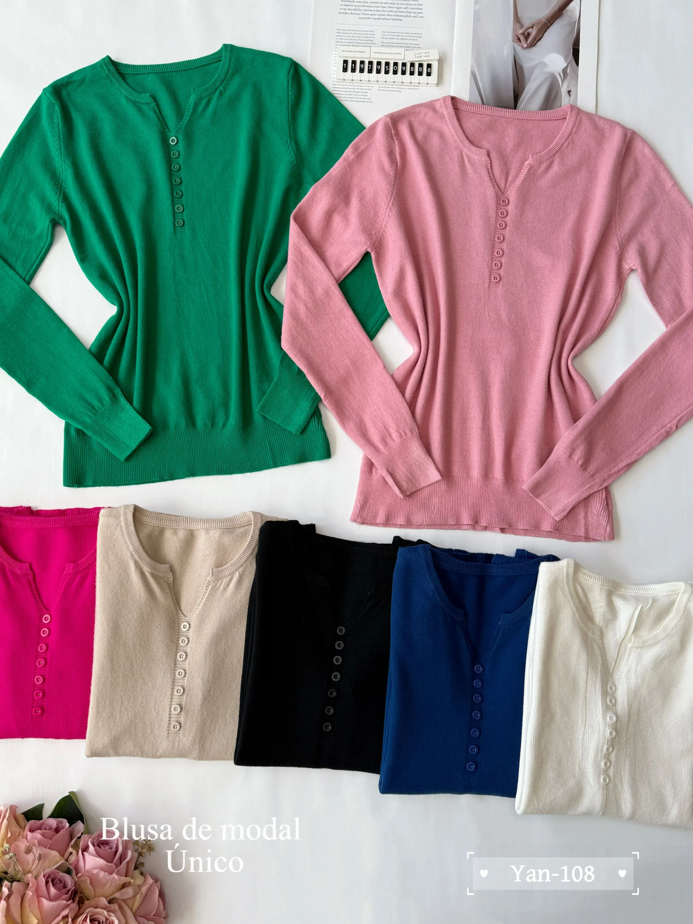 Blusa de modal 108 Yan modas