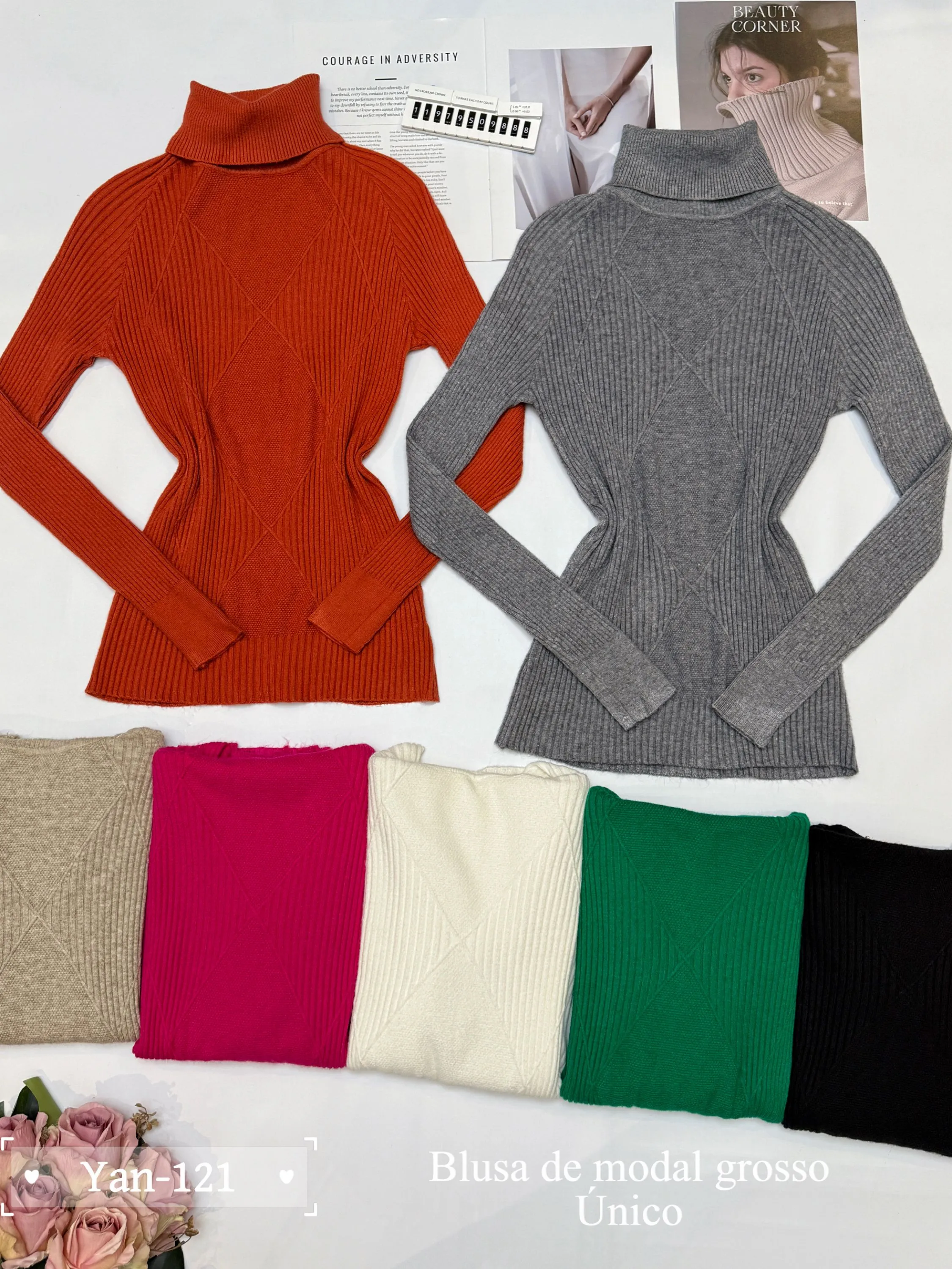 Blusa de modal grosso 121 Yan modas