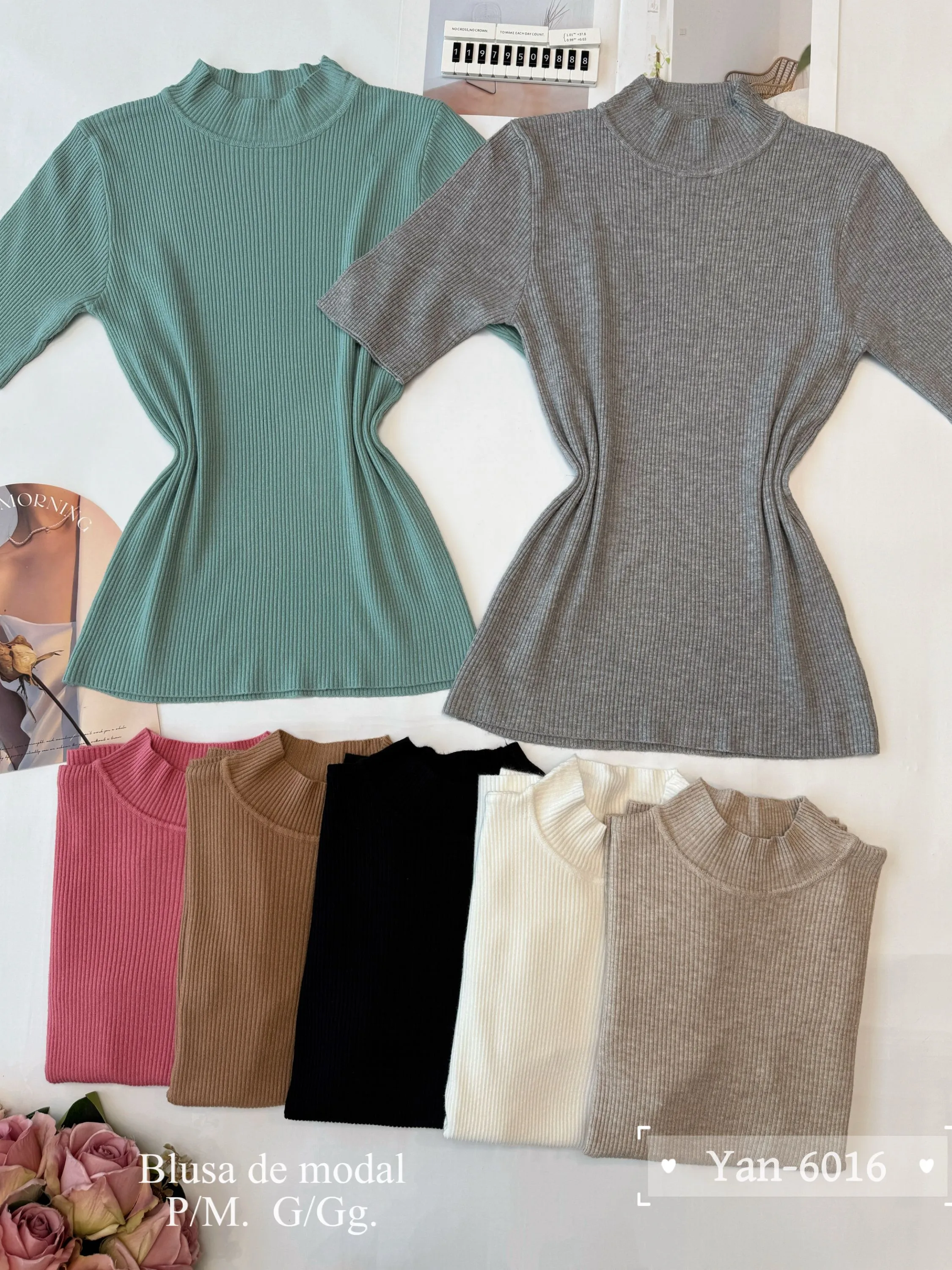 Blusa de modal 6016 Yan modas