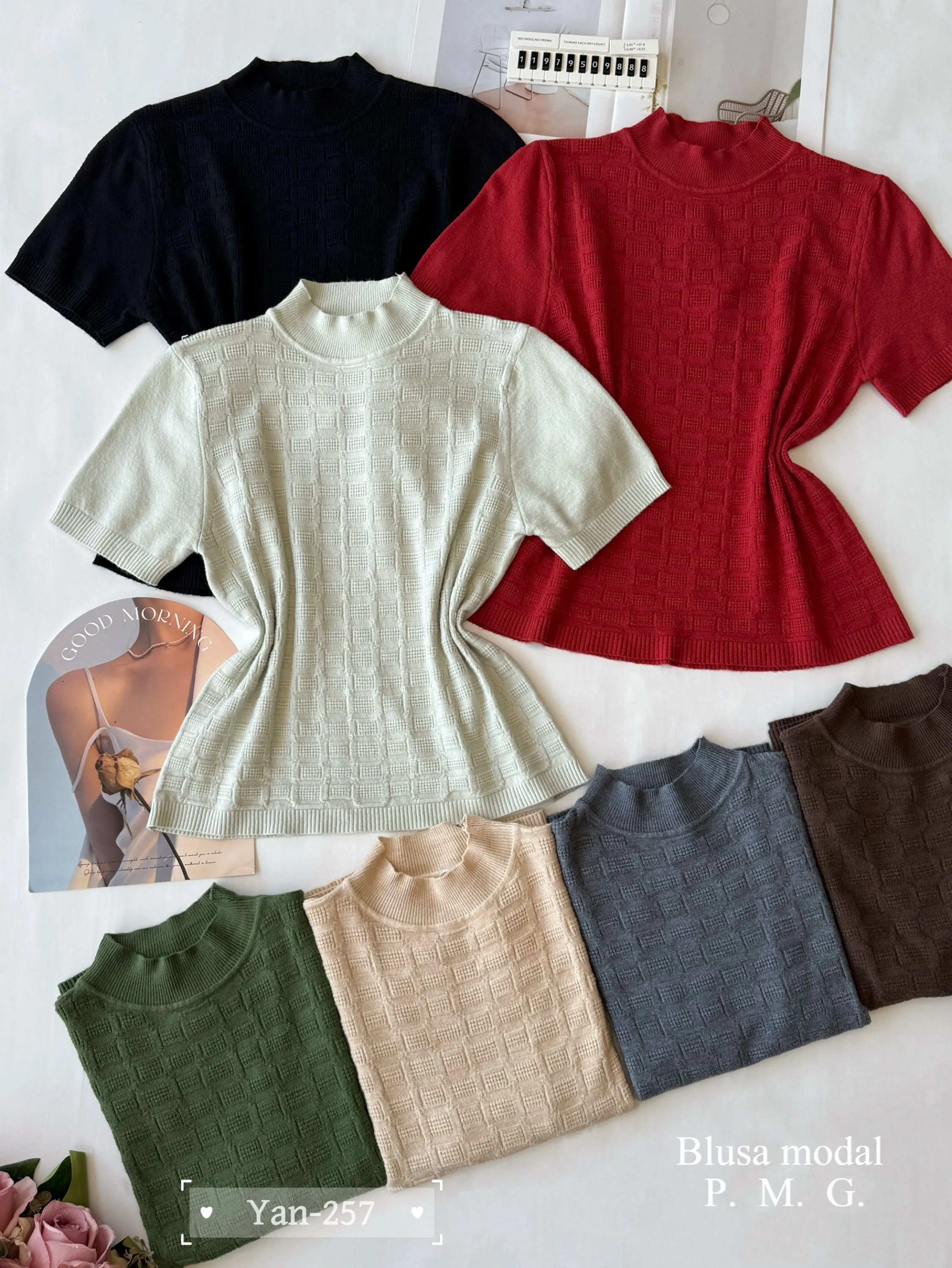 Blusa de modal 257# Yan modas