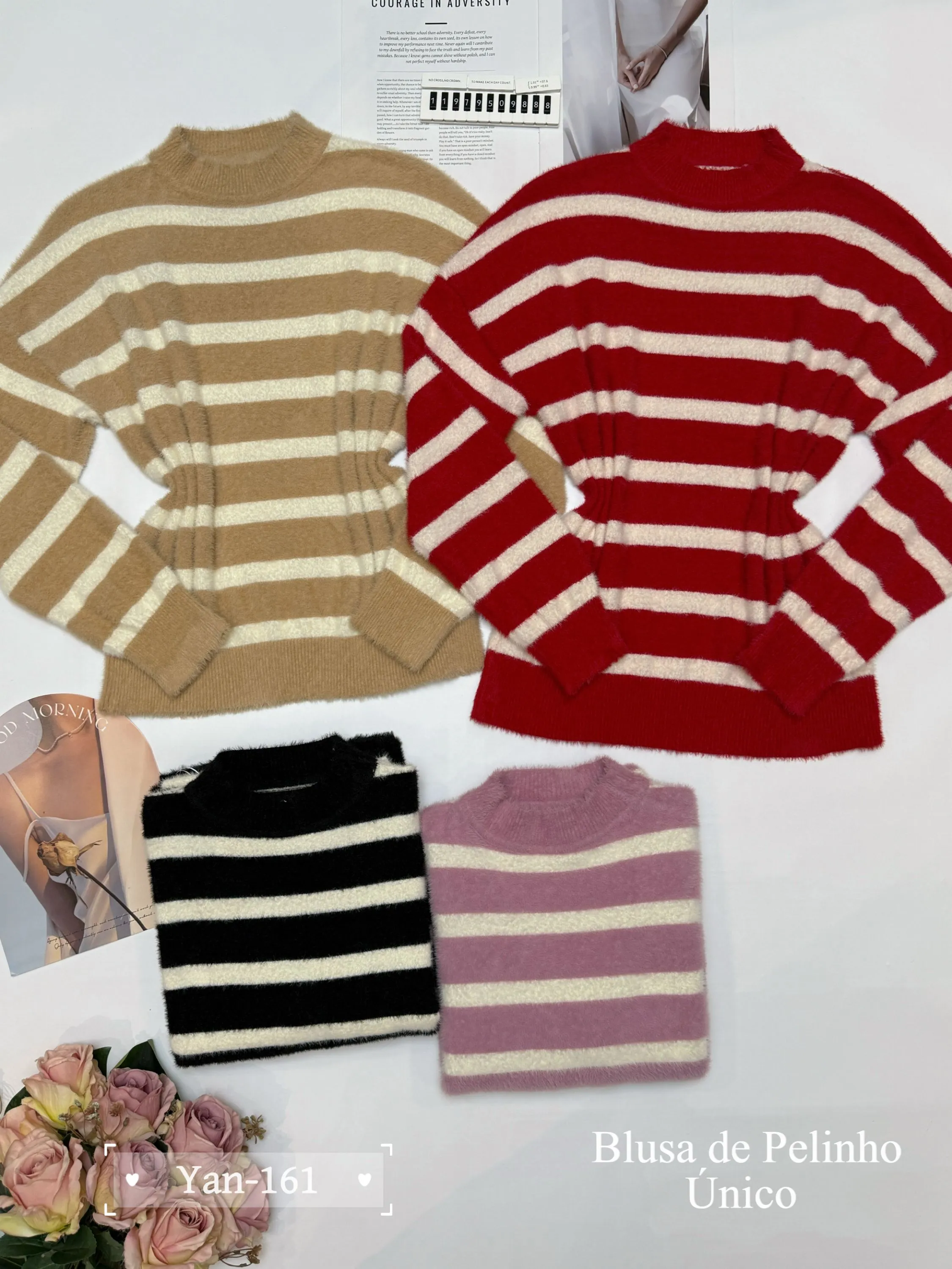 Blusa de pelinho 161 Yan modas