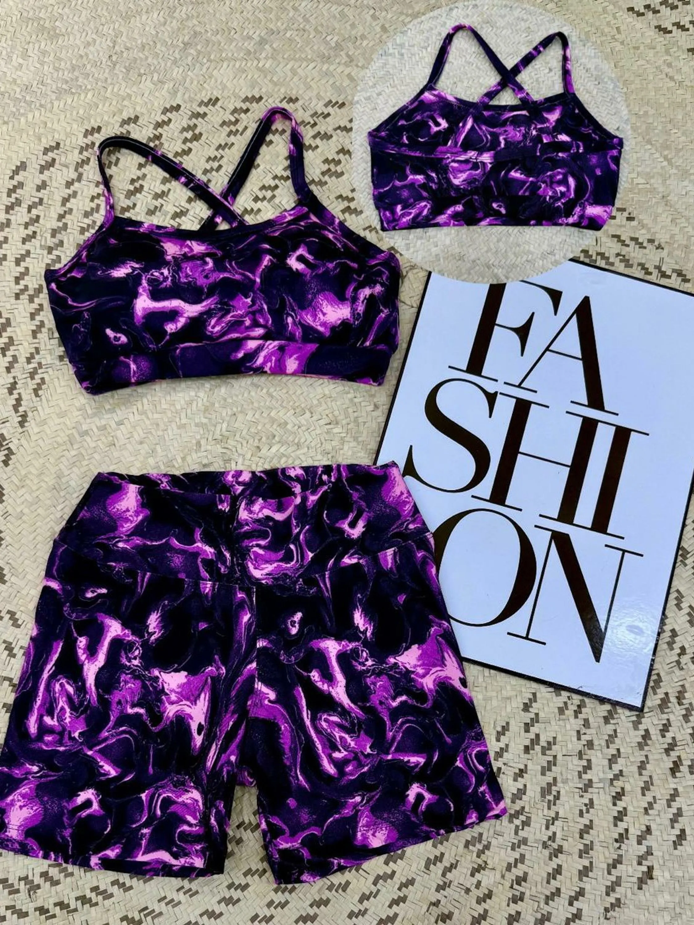 Conjunto short+ top estampado