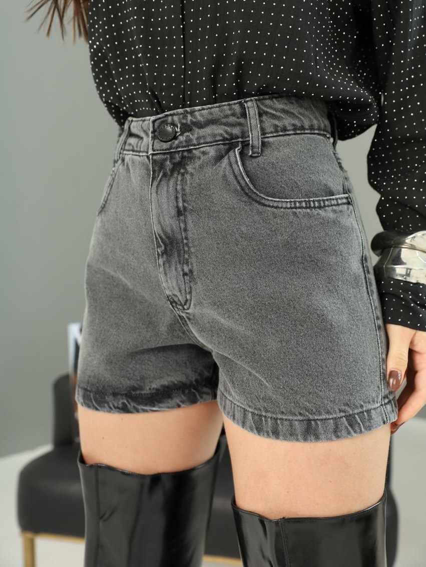 Short jeans marmorizado