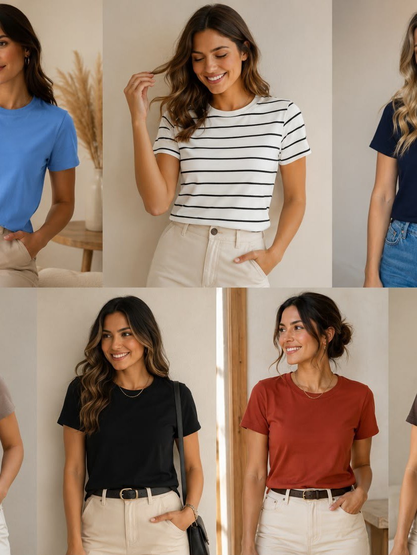 Blusa manga curta