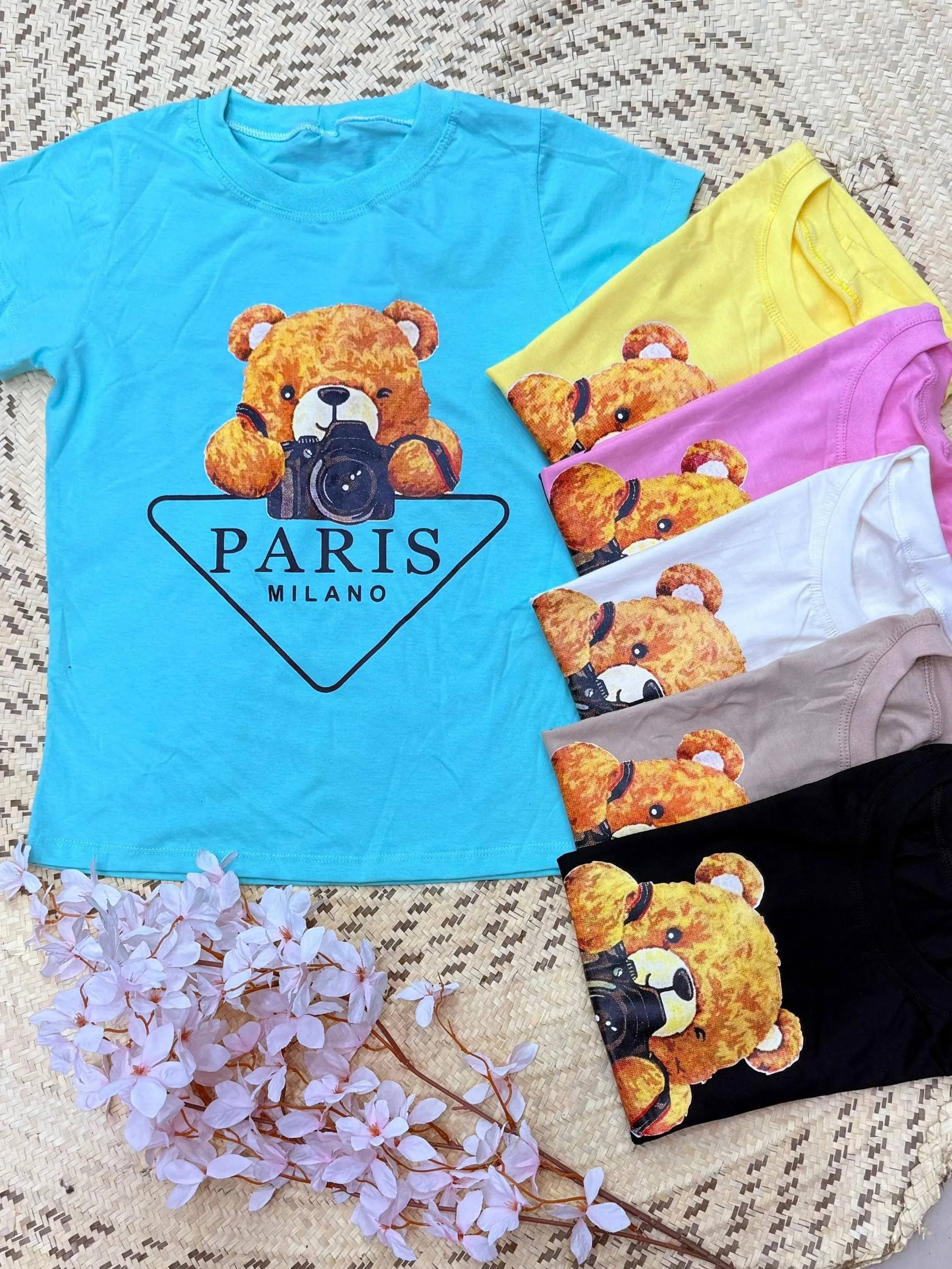 T-shirt algodão estampado